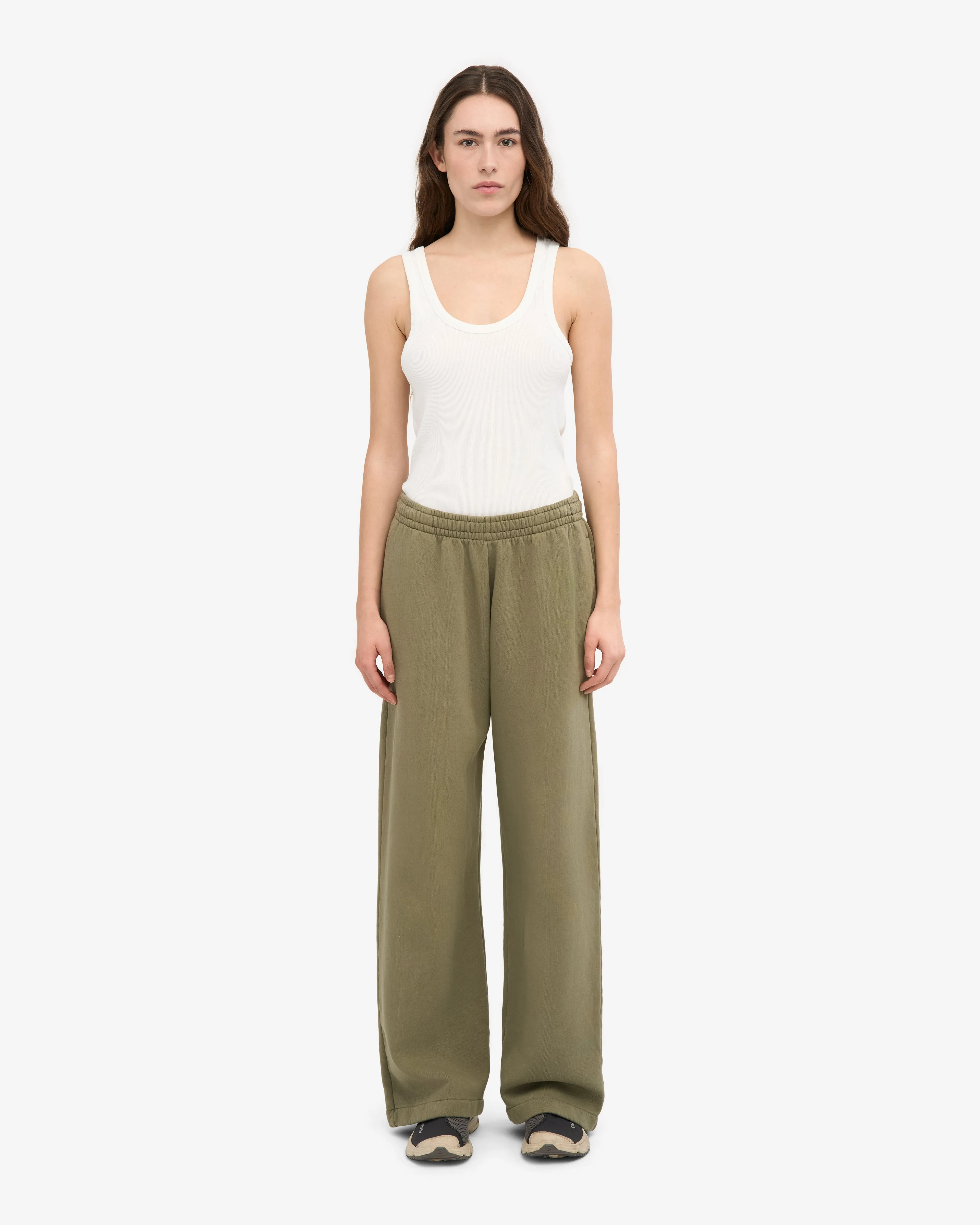 Organic Straight Leg Sweatpants - Dusty Olive sold by Colorful Standard product image thumbnail 2