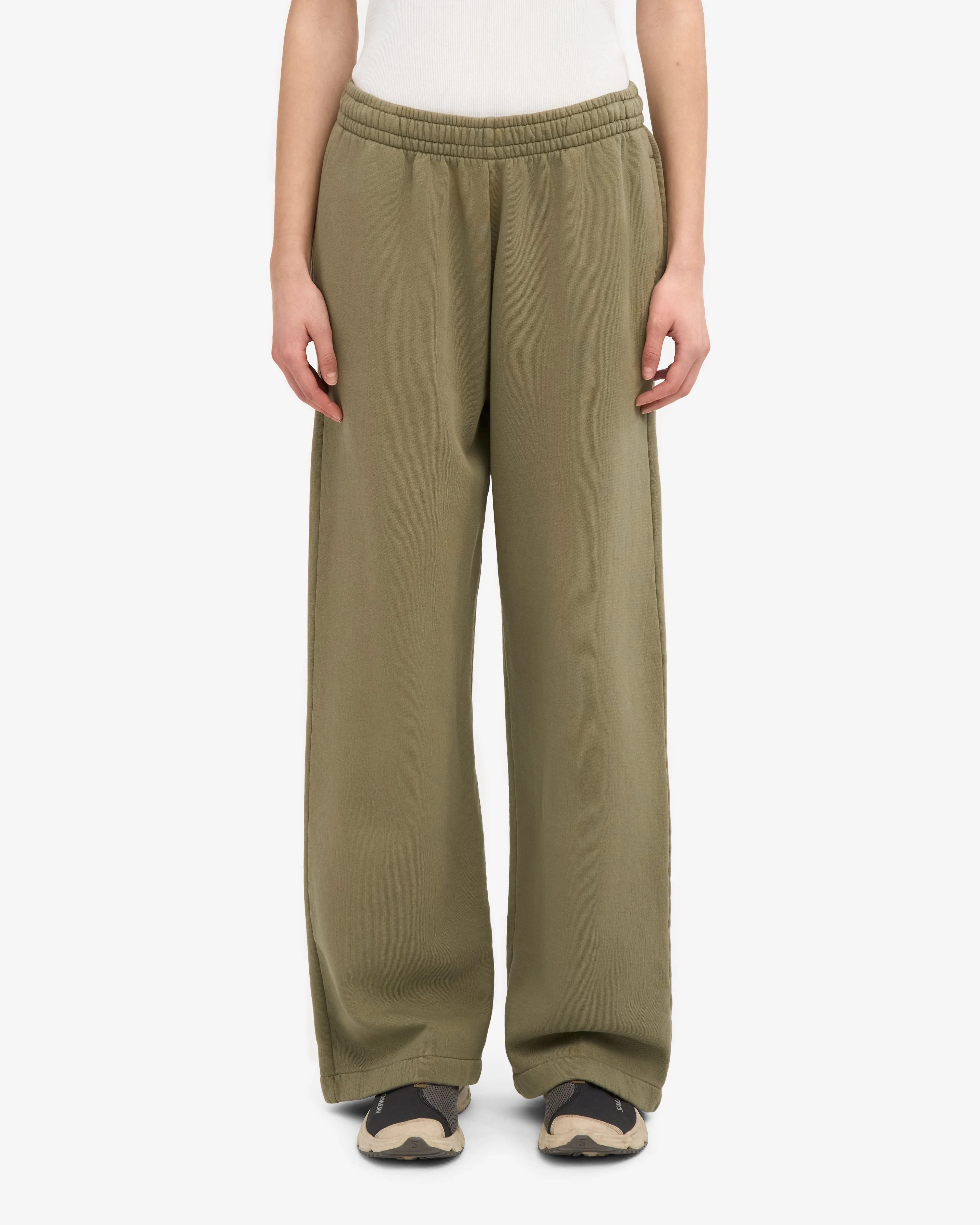 Organic Straight Leg Sweatpants - Dusty Olive sold by Colorful Standard product image thumbnail 3