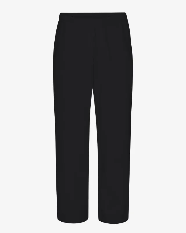 Organic Straight Leg Sweatpants - Deep Black sold by Colorful Standard