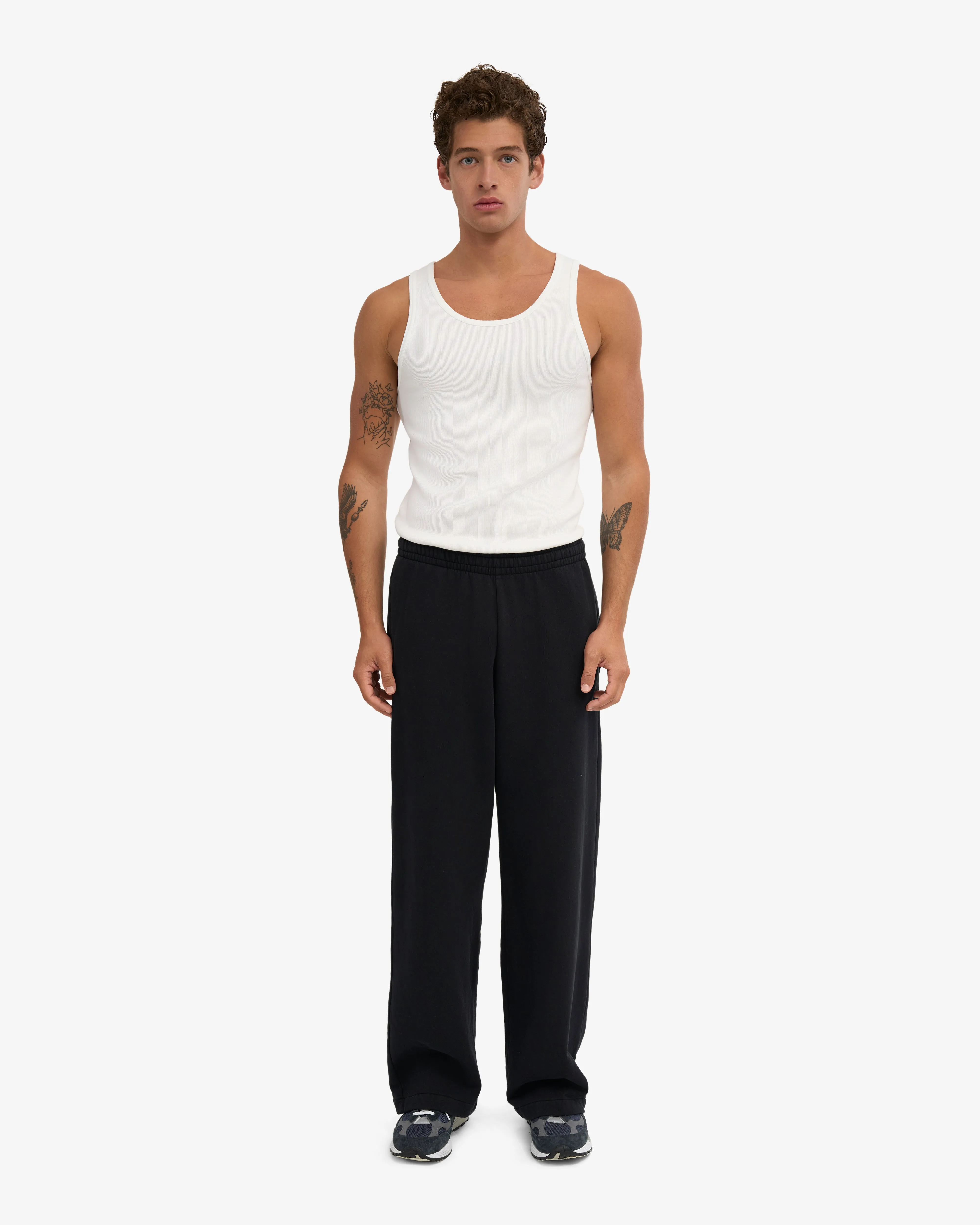 Organic Straight Leg Sweatpants - Deep Black sold by Colorful Standard product image thumbnail 2
