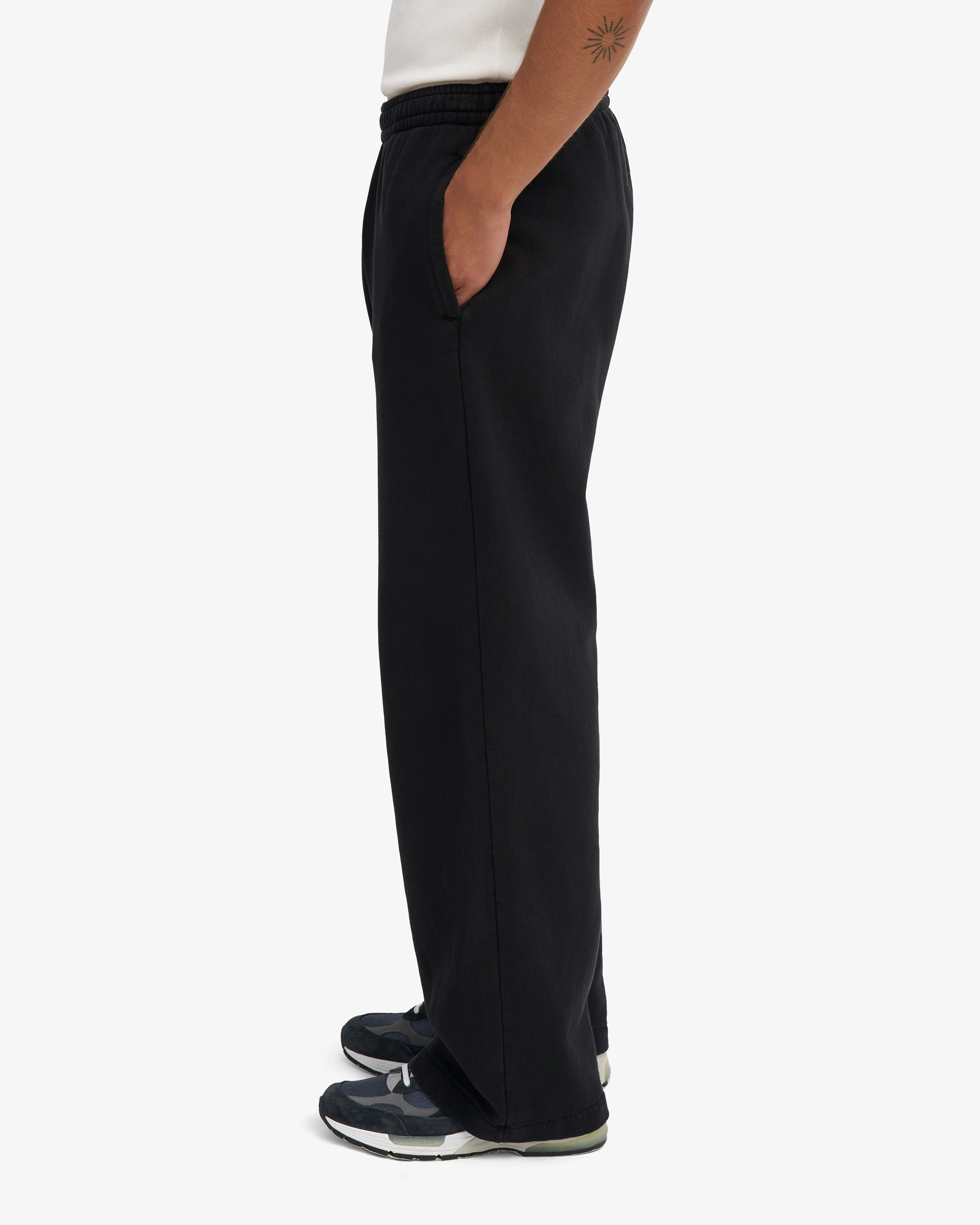 Organic Straight Leg Sweatpants - Deep Black sold by Colorful Standard product image thumbnail 4