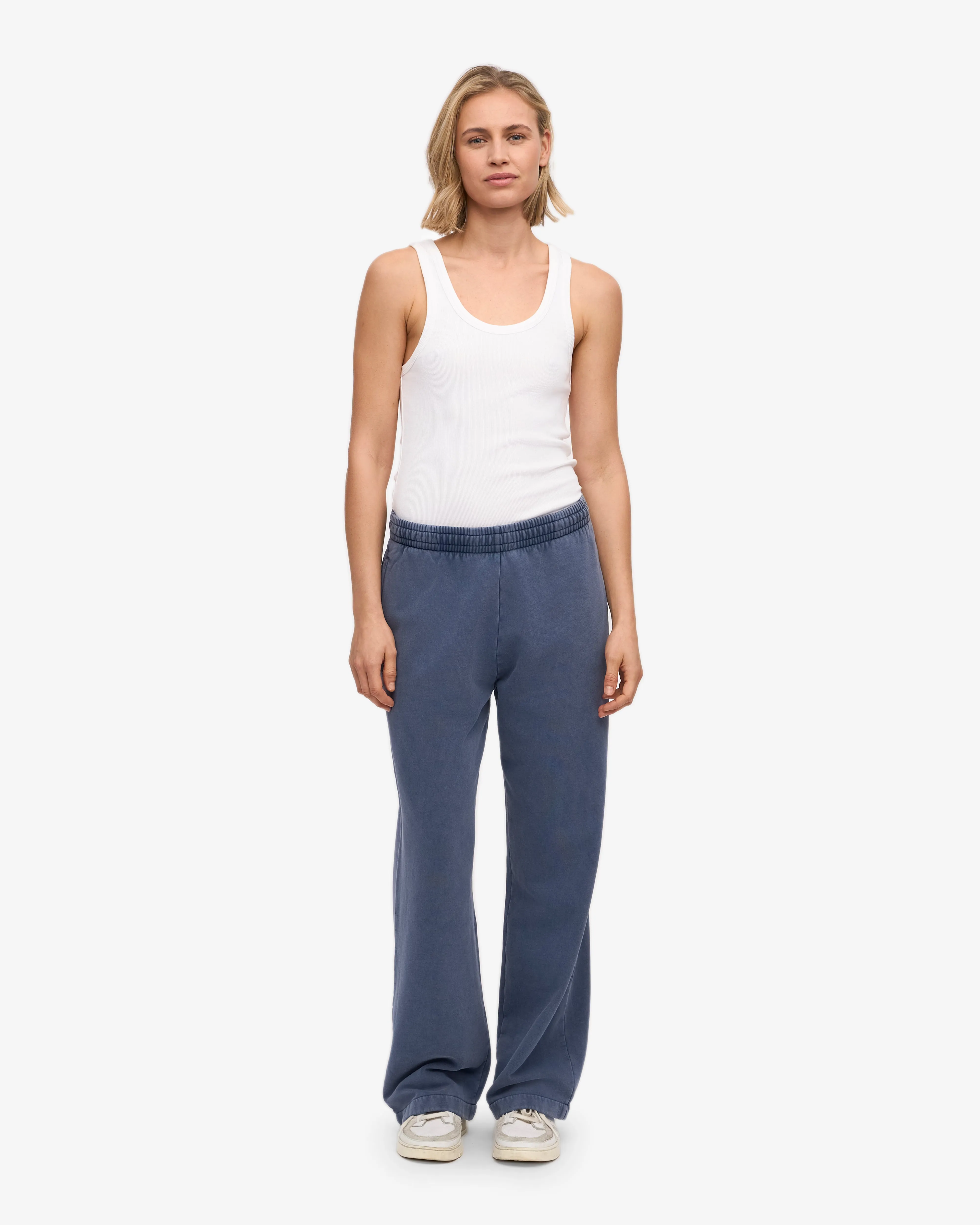 Organic Straight Leg Sweatpants - Neptune Blue sold by Colorful Standard product image thumbnail 2