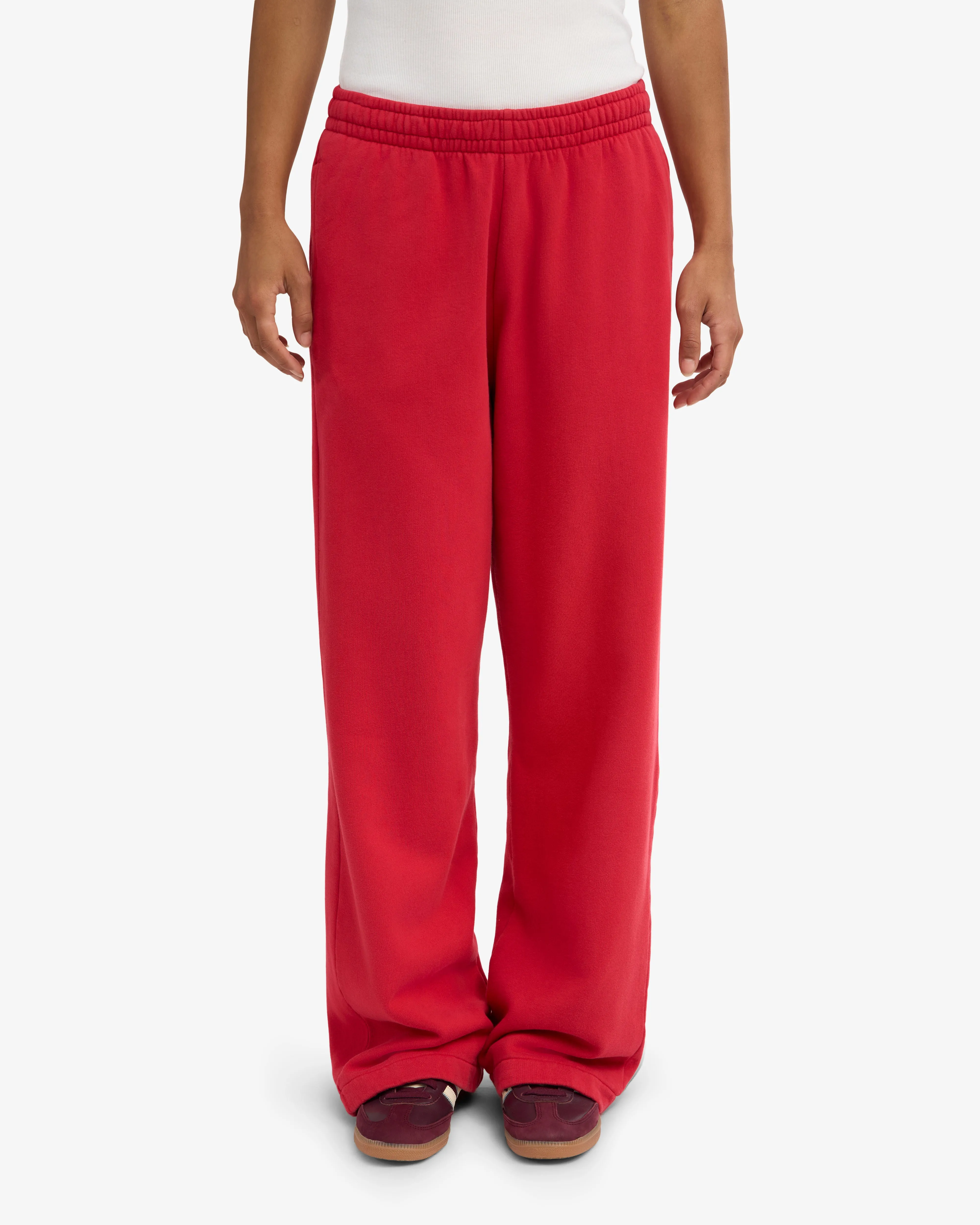 Organic Straight Leg Sweatpants - Scarlet Red sold by Colorful Standard product image thumbnail 3
