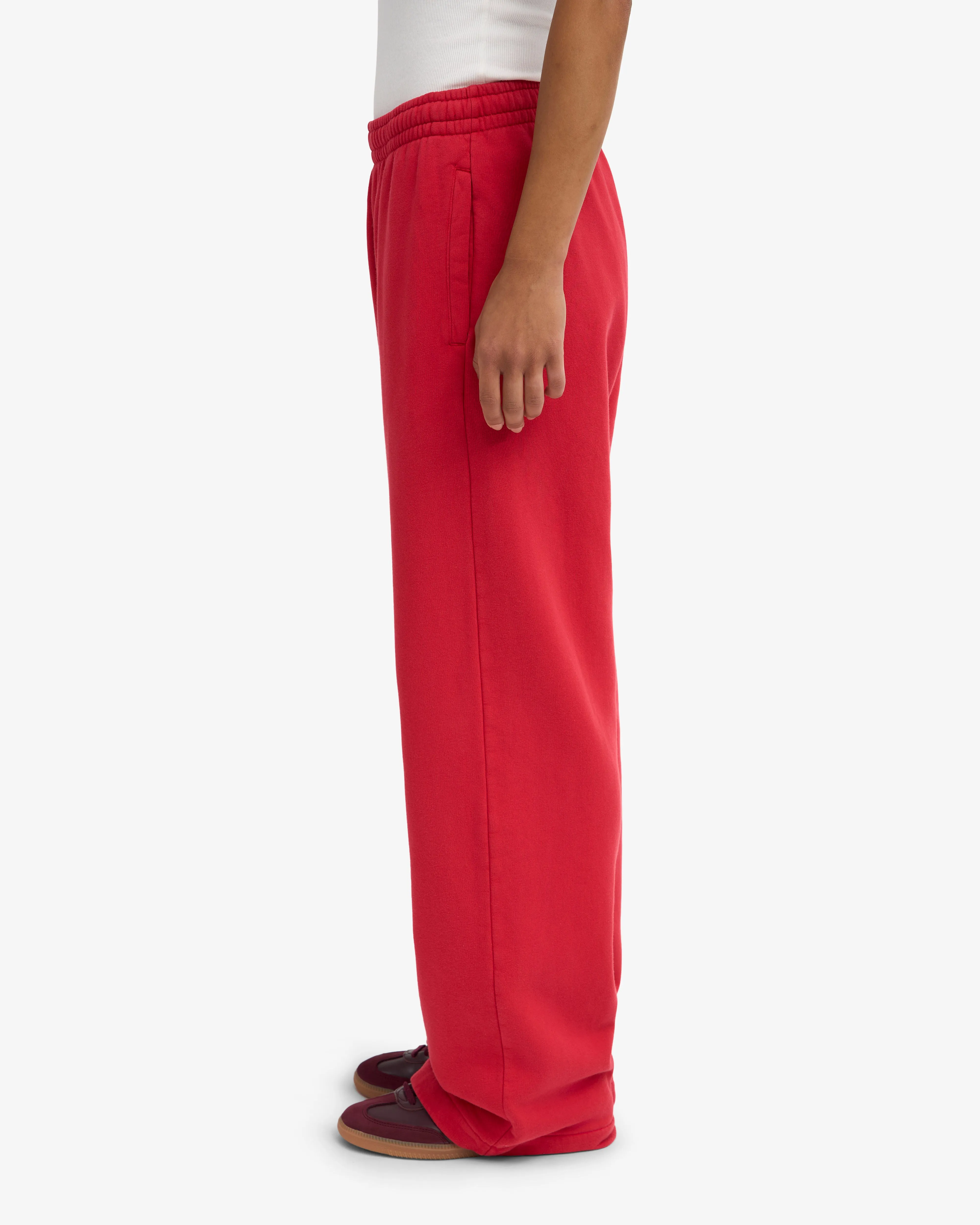 Organic Straight Leg Sweatpants - Scarlet Red sold by Colorful Standard product image thumbnail 4