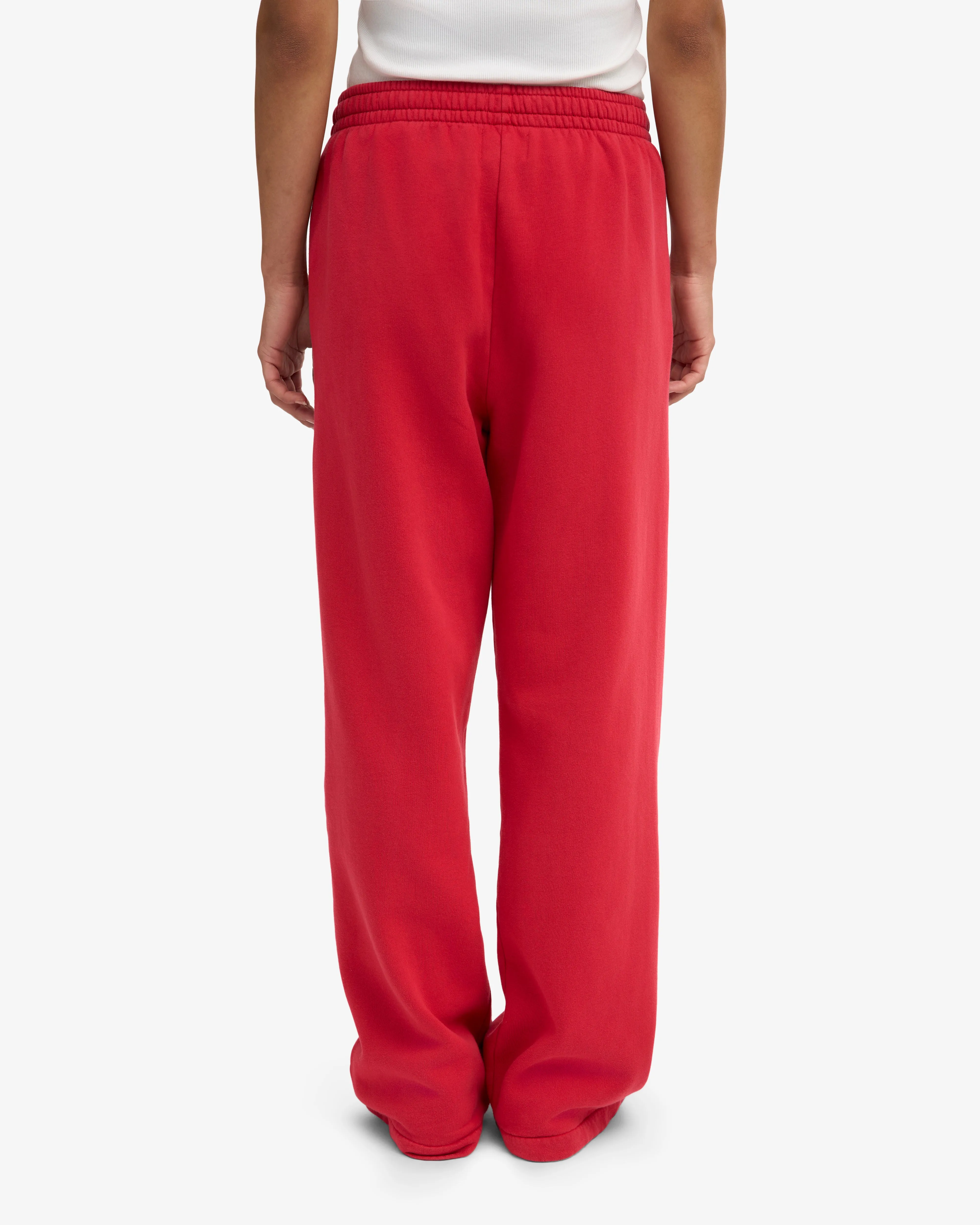 Organic Straight Leg Sweatpants - Scarlet Red sold by Colorful Standard product image thumbnail 5