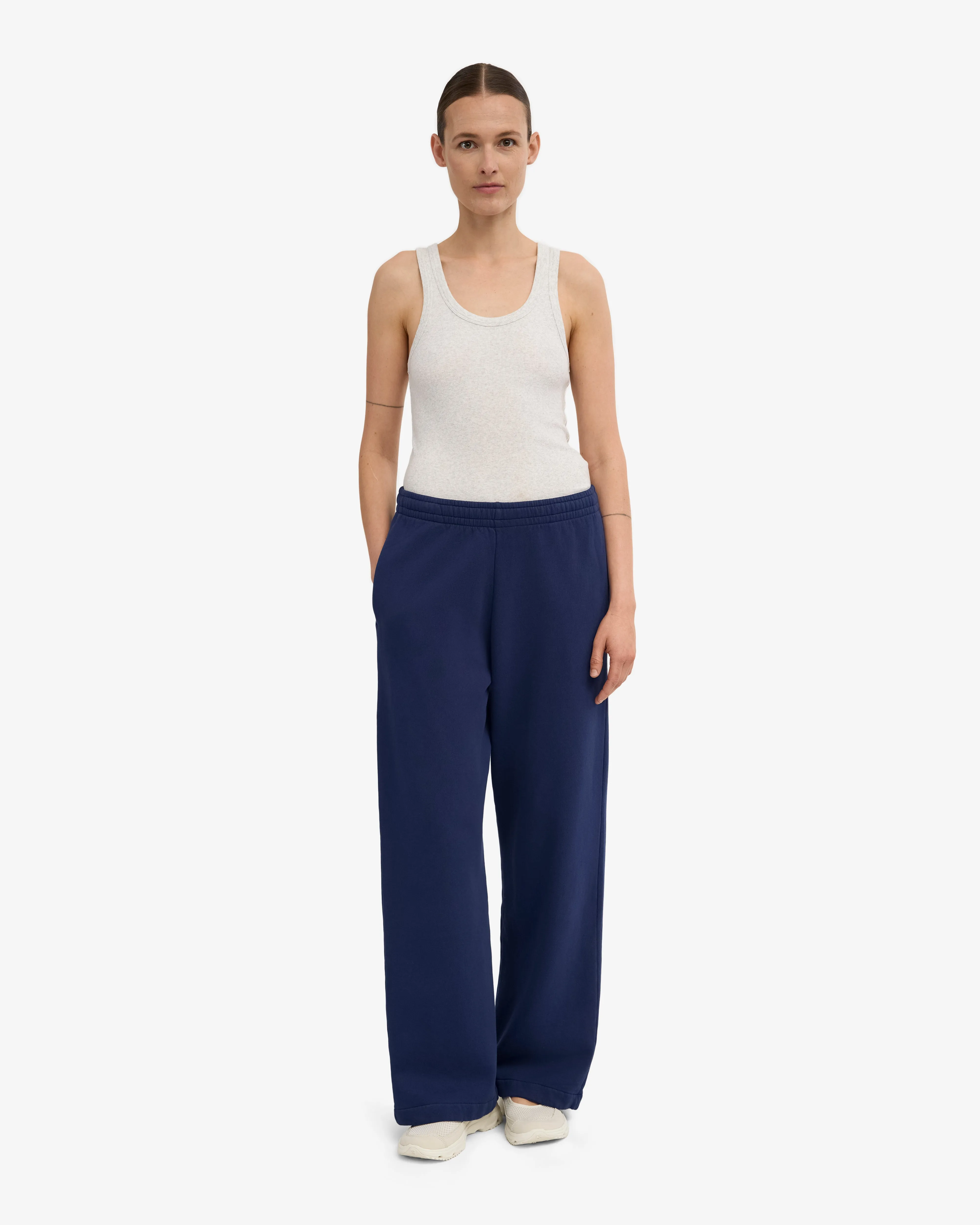 Organic Straight Leg Sweatpants - Marine Blue sold by Colorful Standard product image thumbnail 2