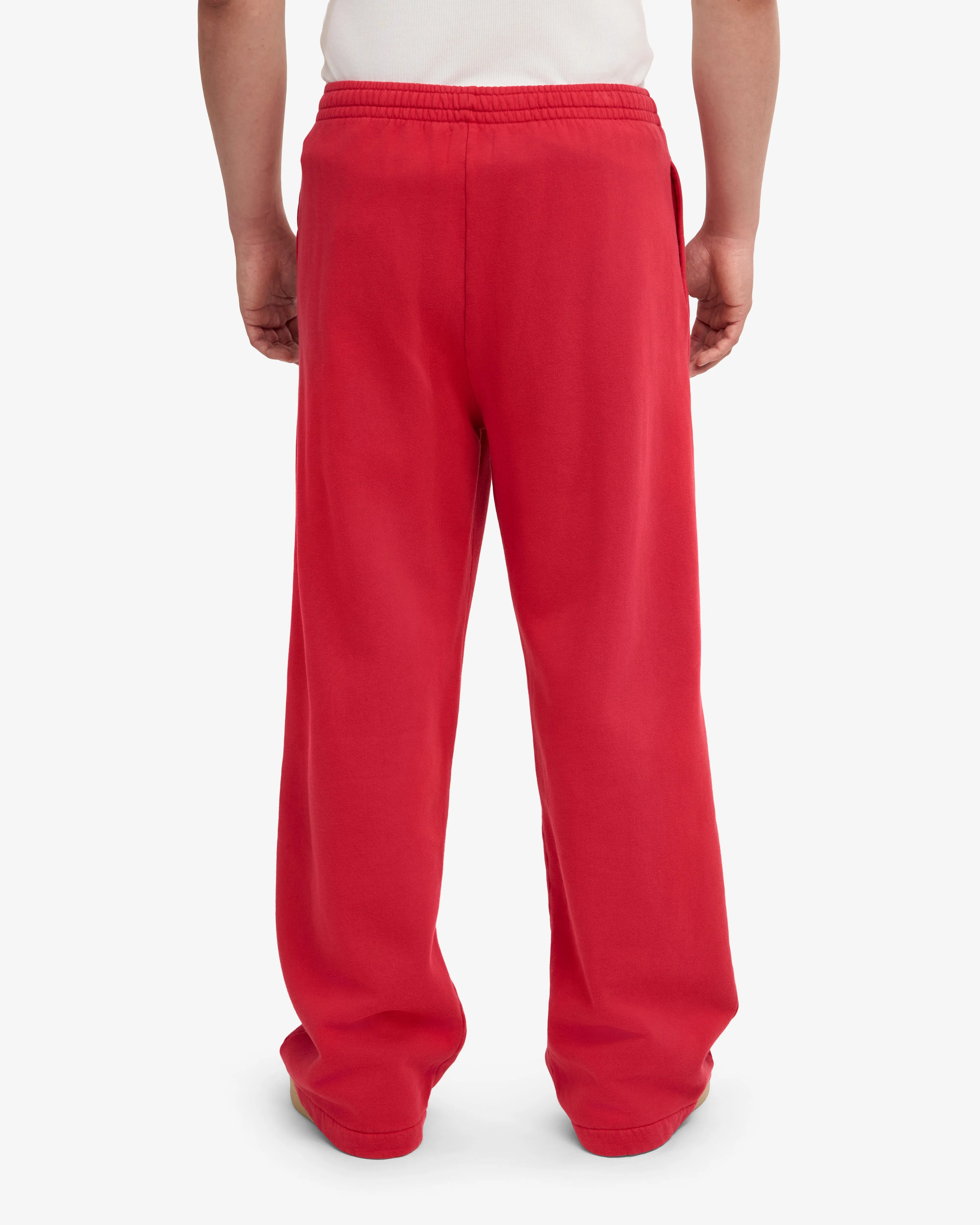 Organic Straight Leg Sweatpants - Scarlet Red sold by Colorful Standard product image thumbnail 5