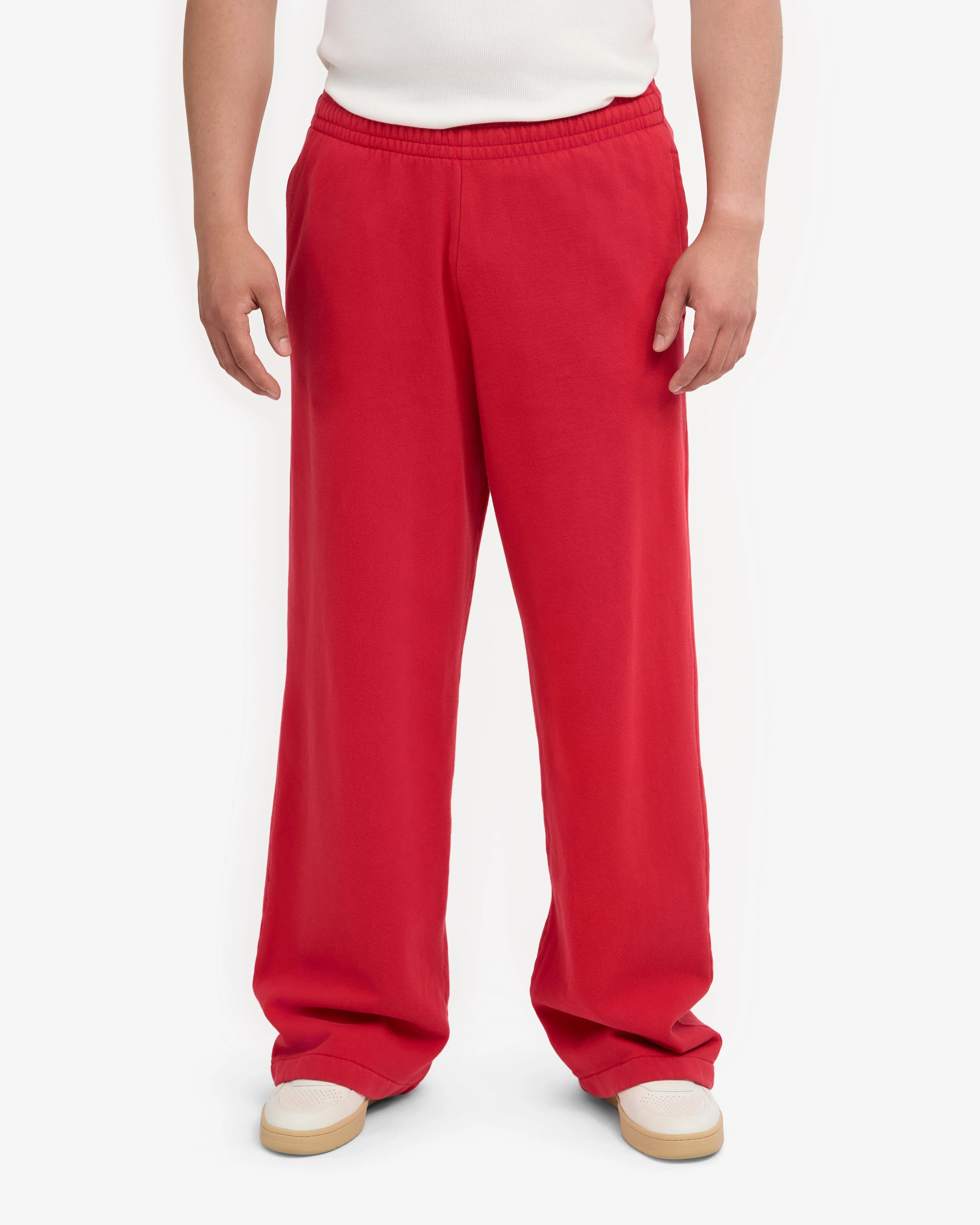 Organic Straight Leg Sweatpants - Scarlet Red sold by Colorful Standard product image thumbnail 3