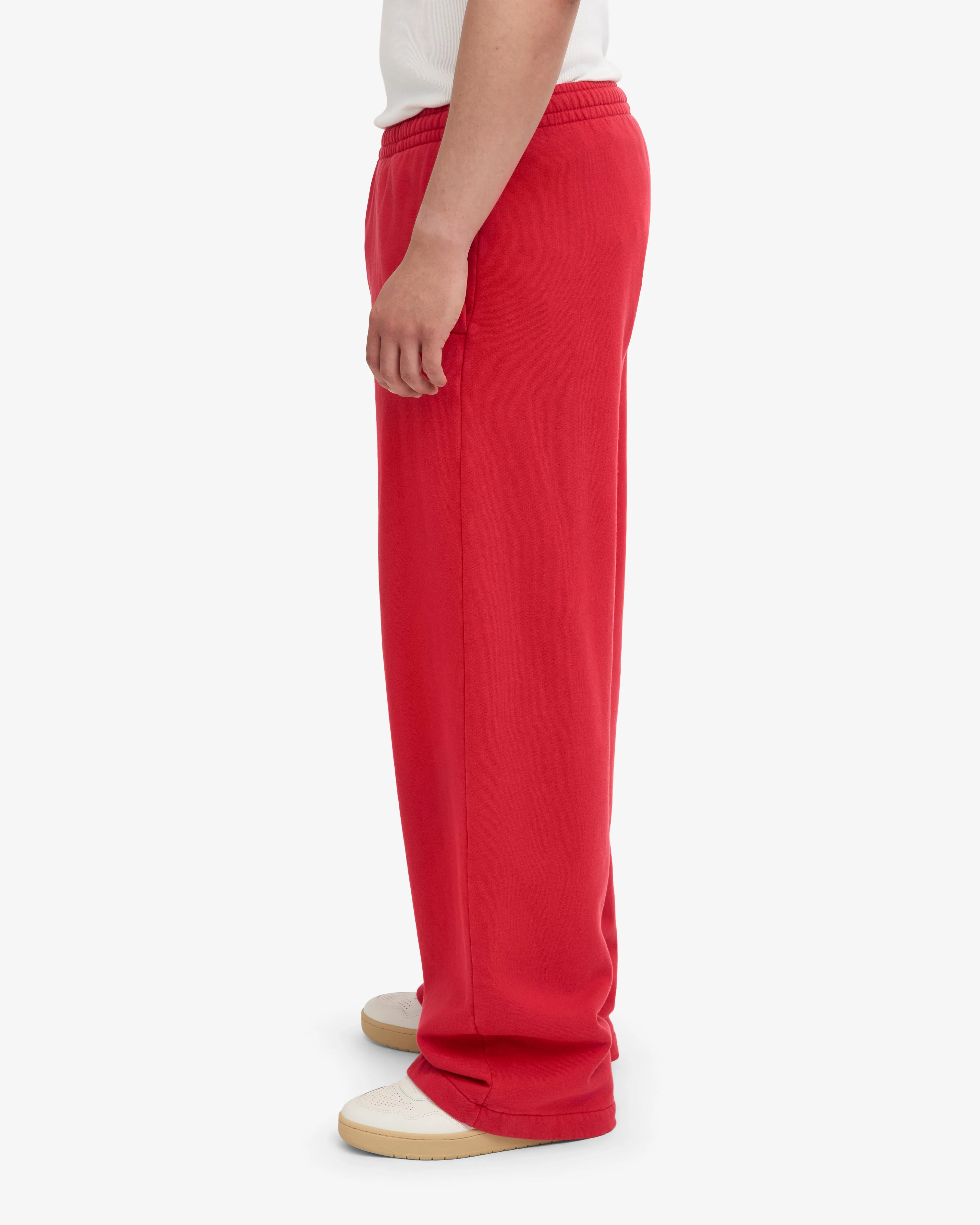 Organic Straight Leg Sweatpants - Scarlet Red sold by Colorful Standard product image thumbnail 4