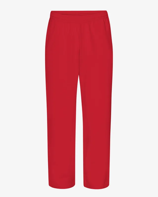 Organic Straight Leg Sweatpants - Scarlet Red sold by Colorful Standard