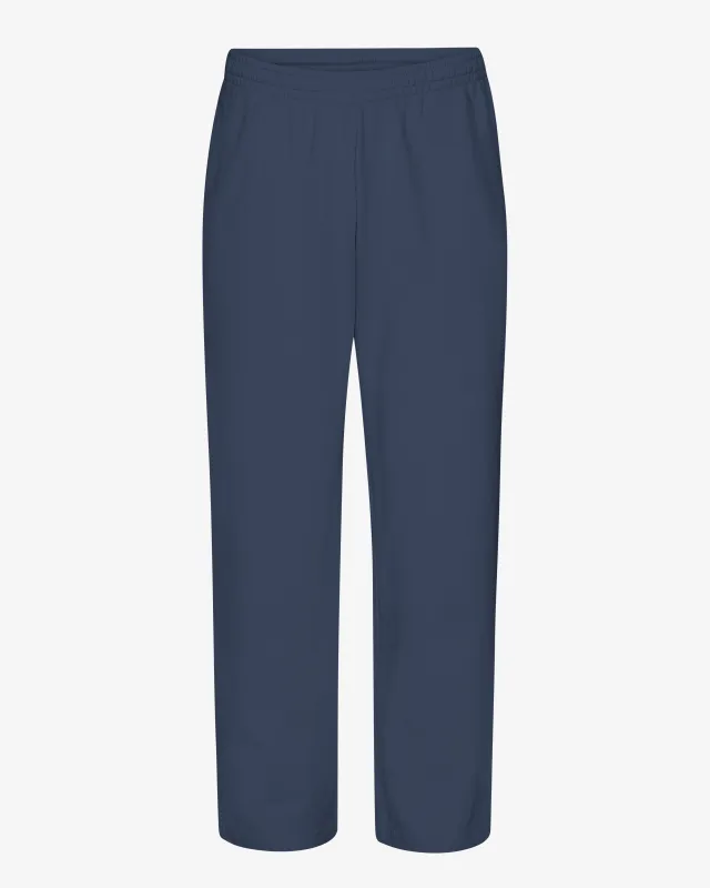 Organic Straight Leg Sweatpants - Petrol Blue sold by Colorful Standard
