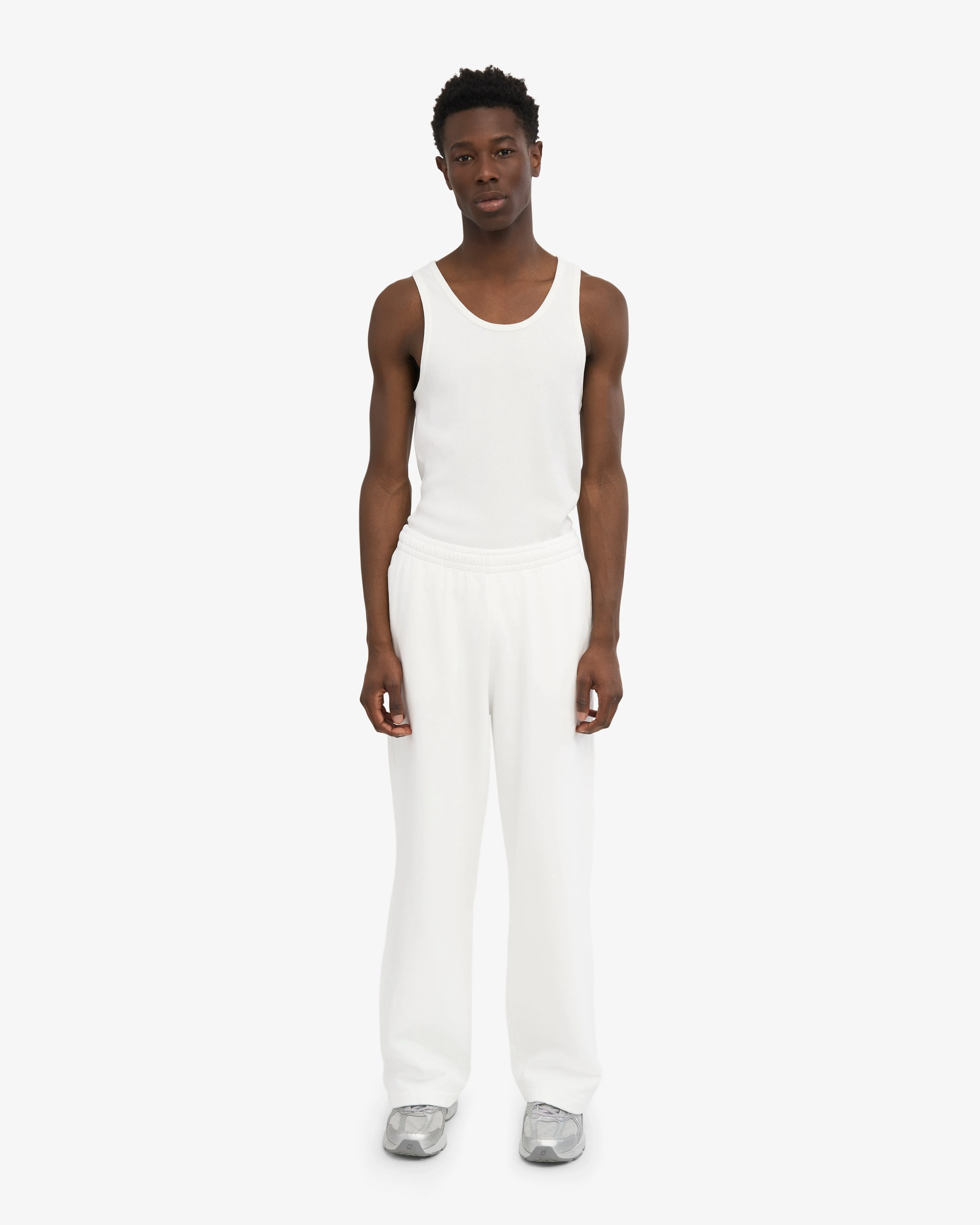 Organic Straight Leg Sweatpants - Optical White sold by Colorful Standard product image thumbnail 2