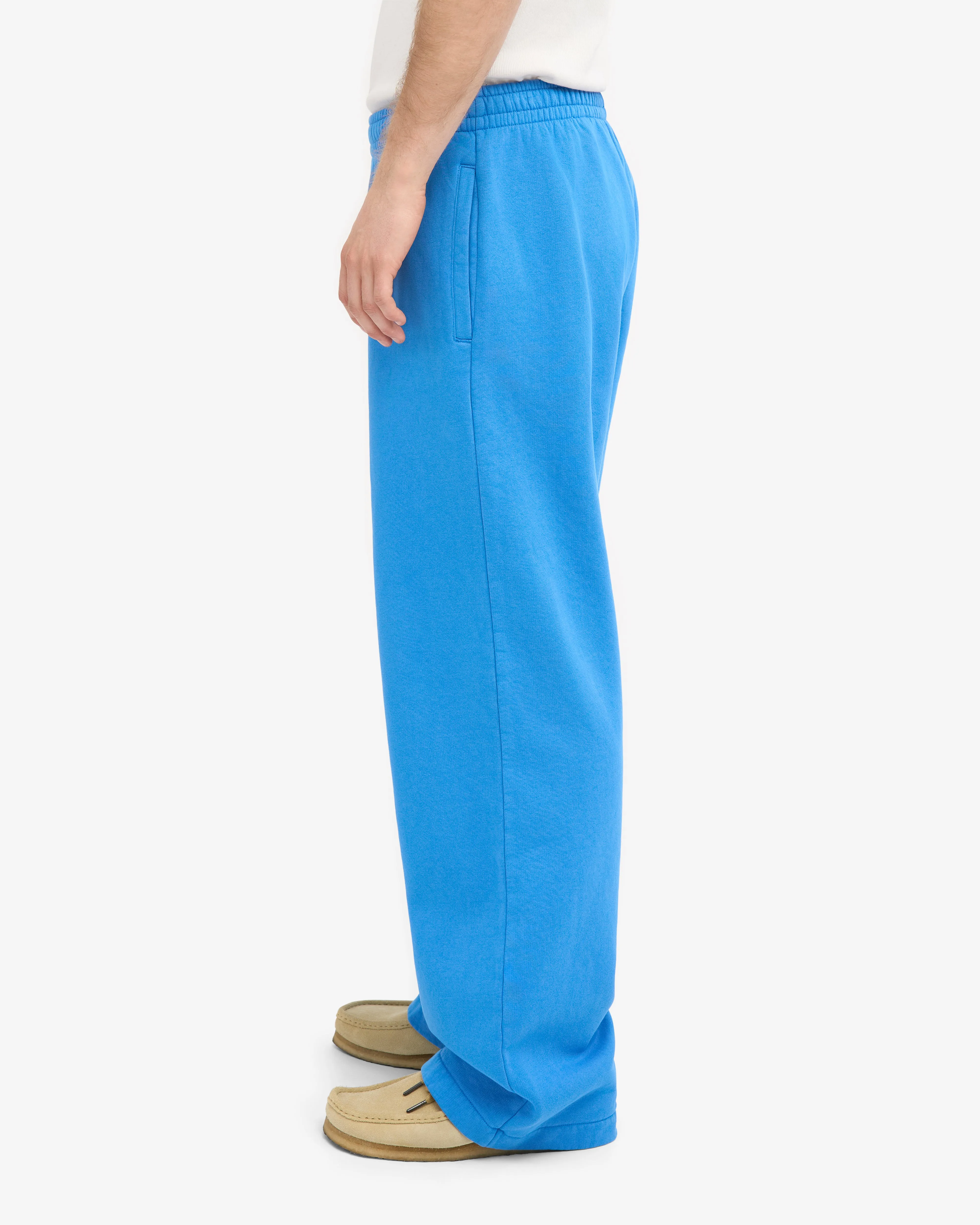 Organic Straight Leg Sweatpants - Pacific Blue sold by Colorful Standard product image thumbnail 4