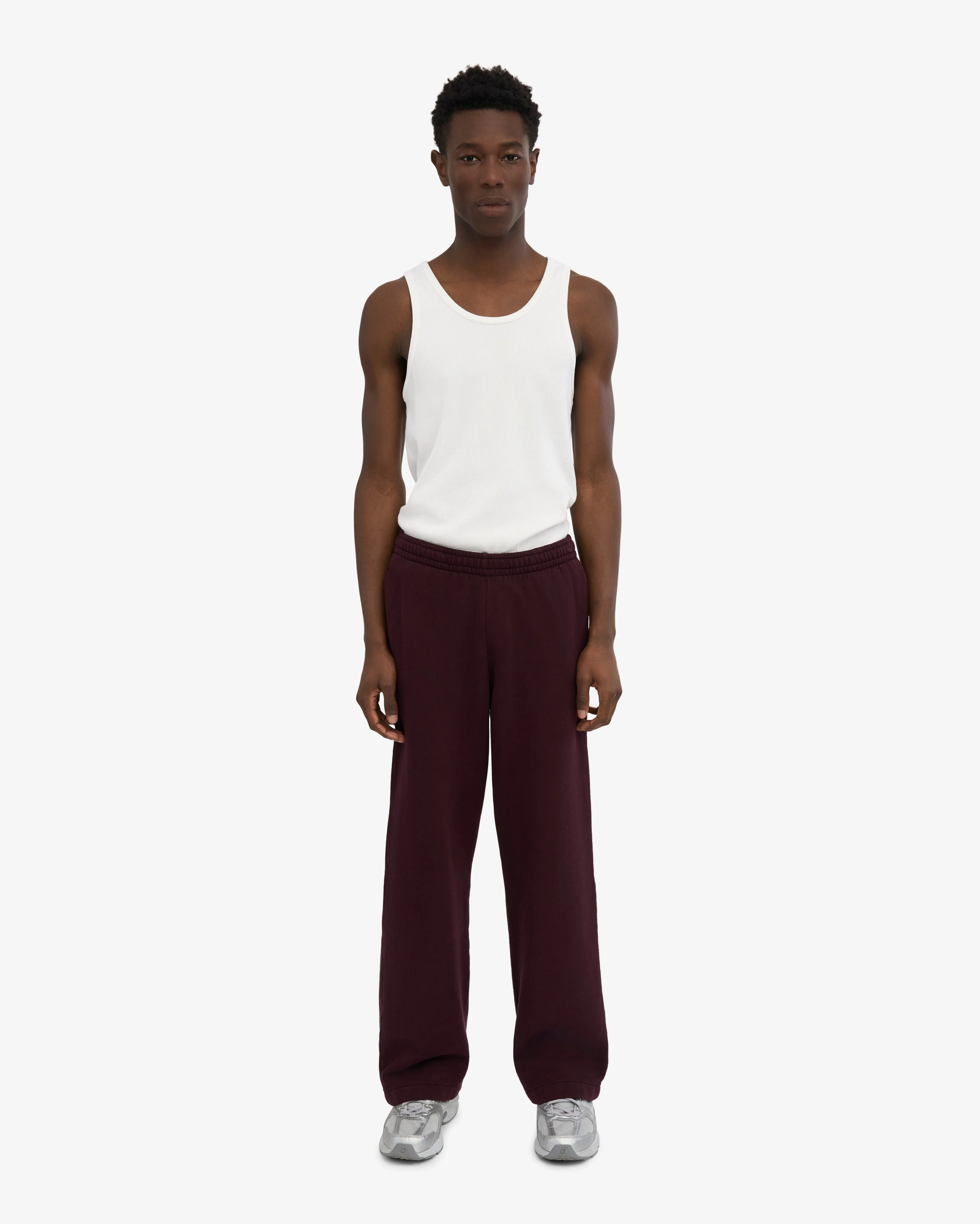 Organic Straight Leg Sweatpants - Oxblood Red sold by Colorful Standard product image thumbnail 2