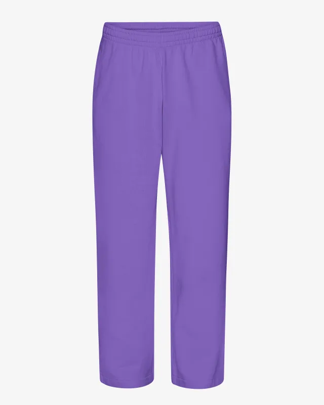 Organic Straight Leg Sweatpants - Ultra Violet sold by Colorful Standard
