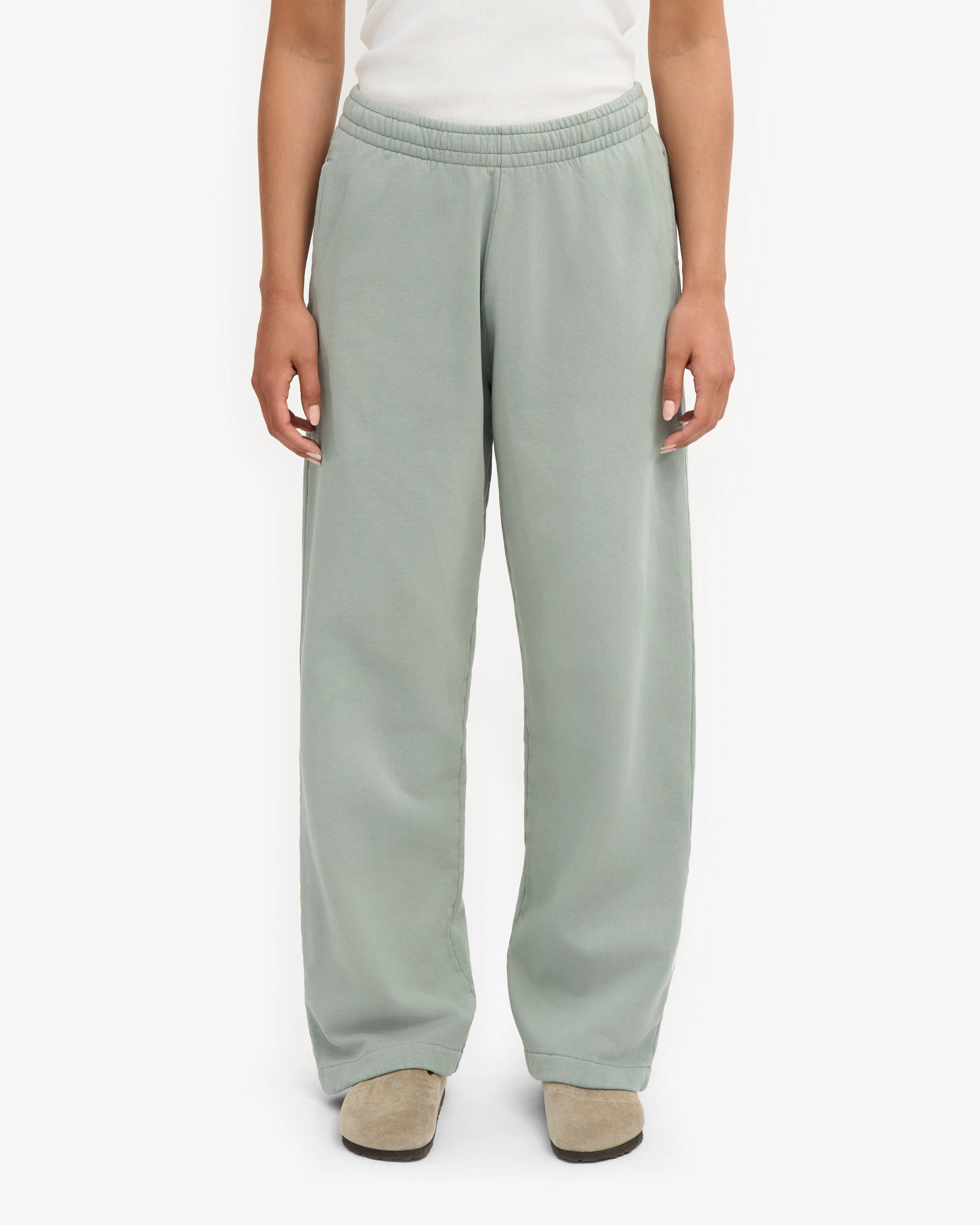 Organic Straight Leg Sweatpants - Steel Blue sold by Colorful Standard product image thumbnail 3