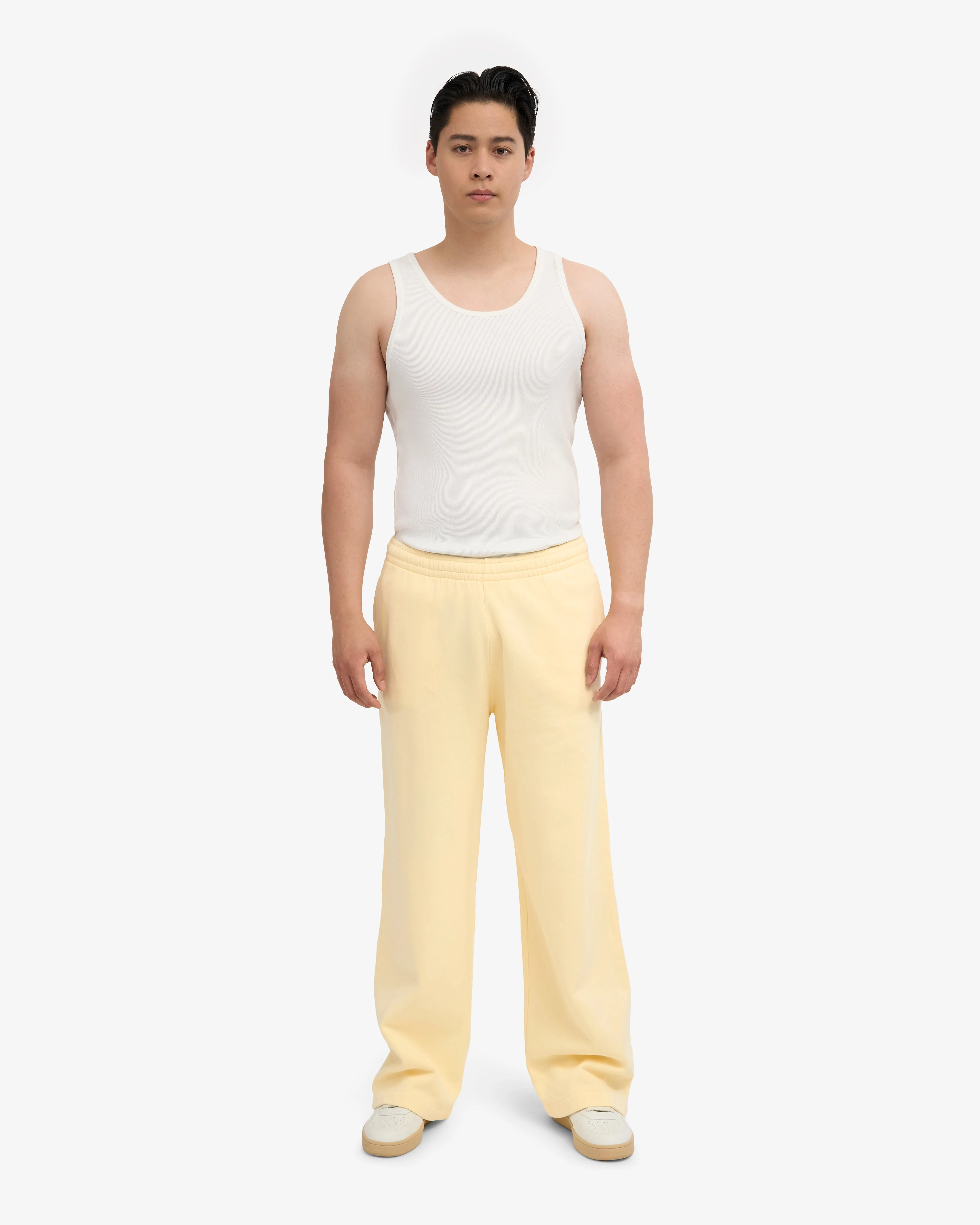 Organic Straight Leg Sweatpants - Soft Yellow sold by Colorful Standard product image thumbnail 2