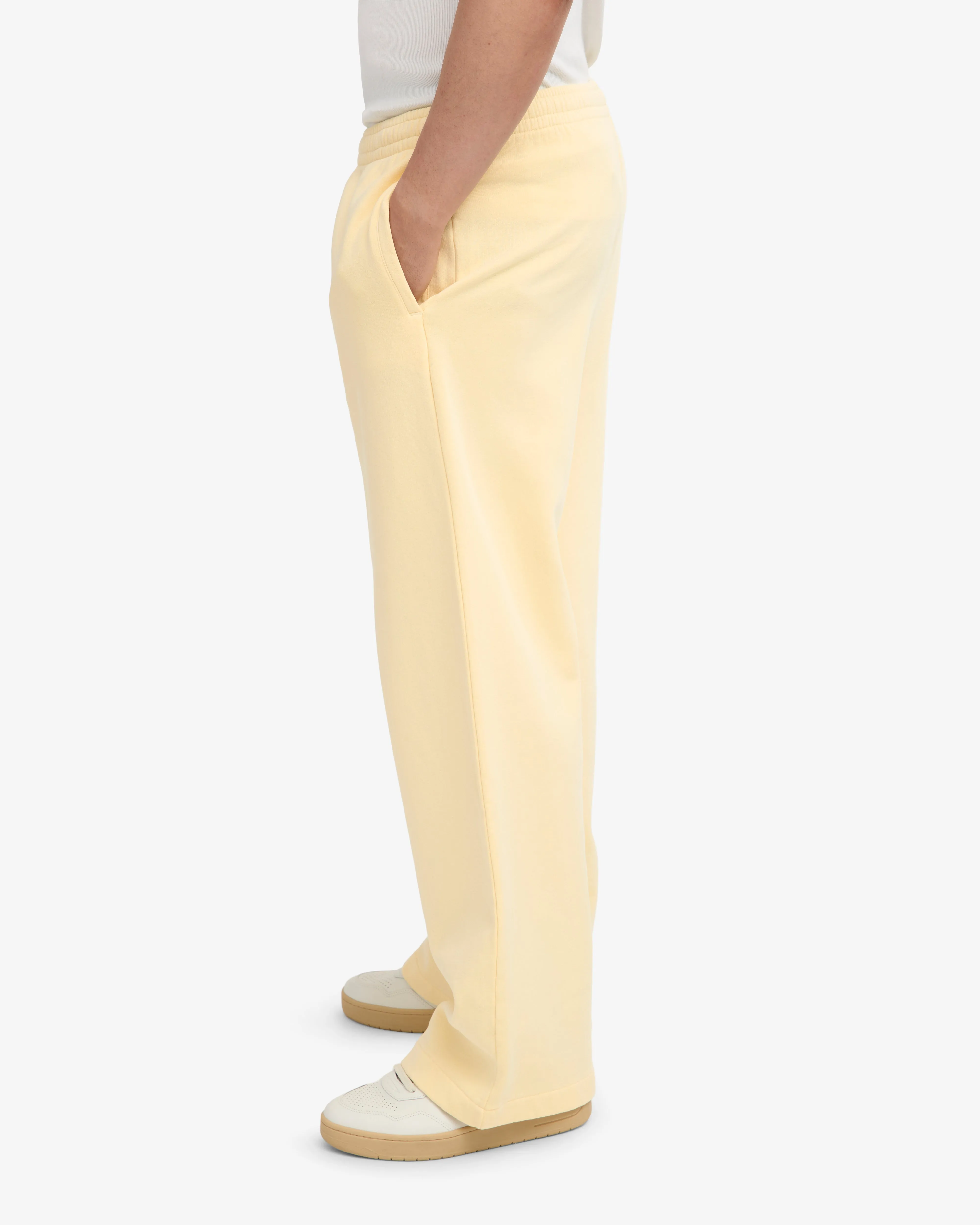 Organic Straight Leg Sweatpants - Soft Yellow sold by Colorful Standard product image thumbnail 4