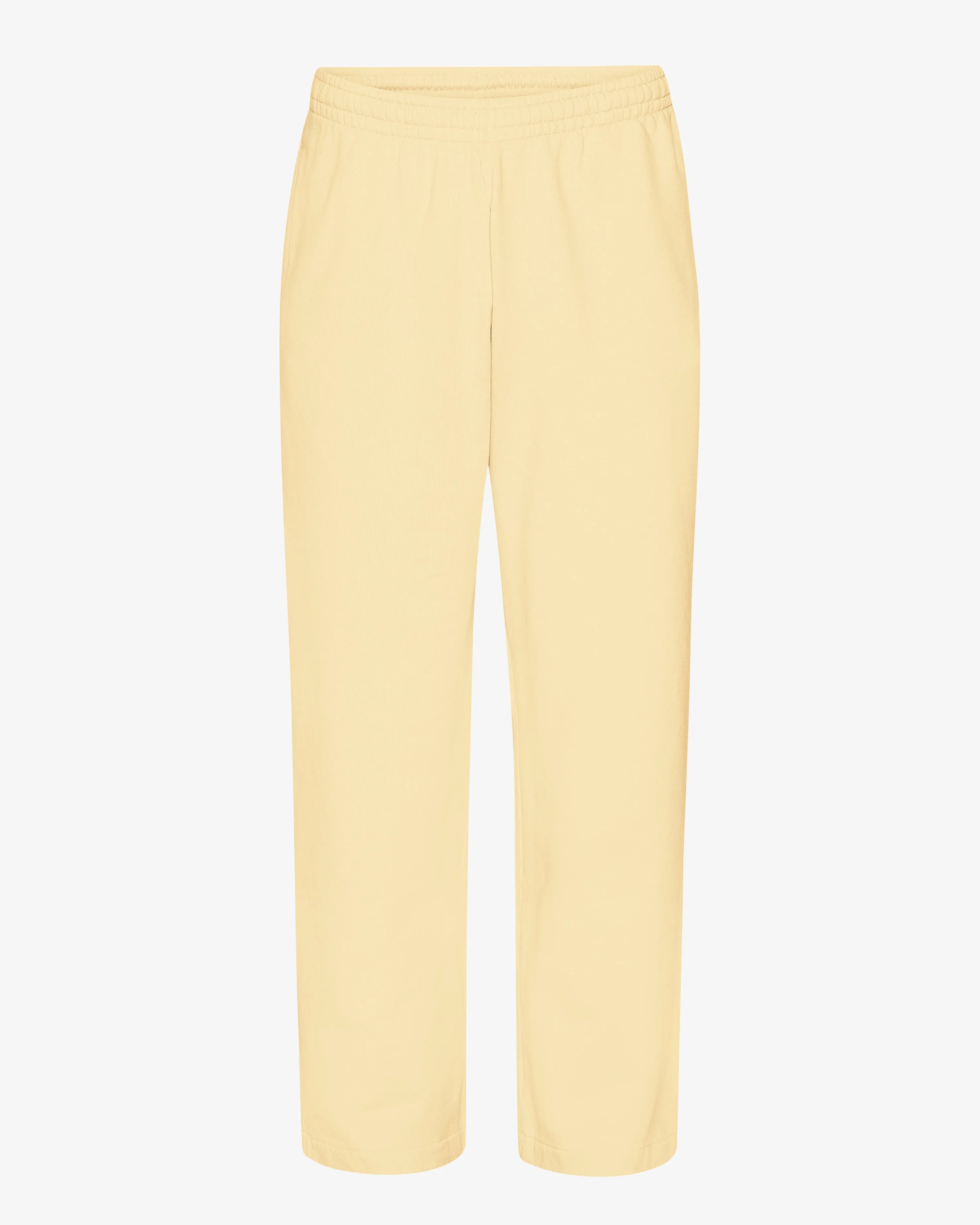 Organic Straight Leg Sweatpants - Soft Yellow sold by Colorful Standard