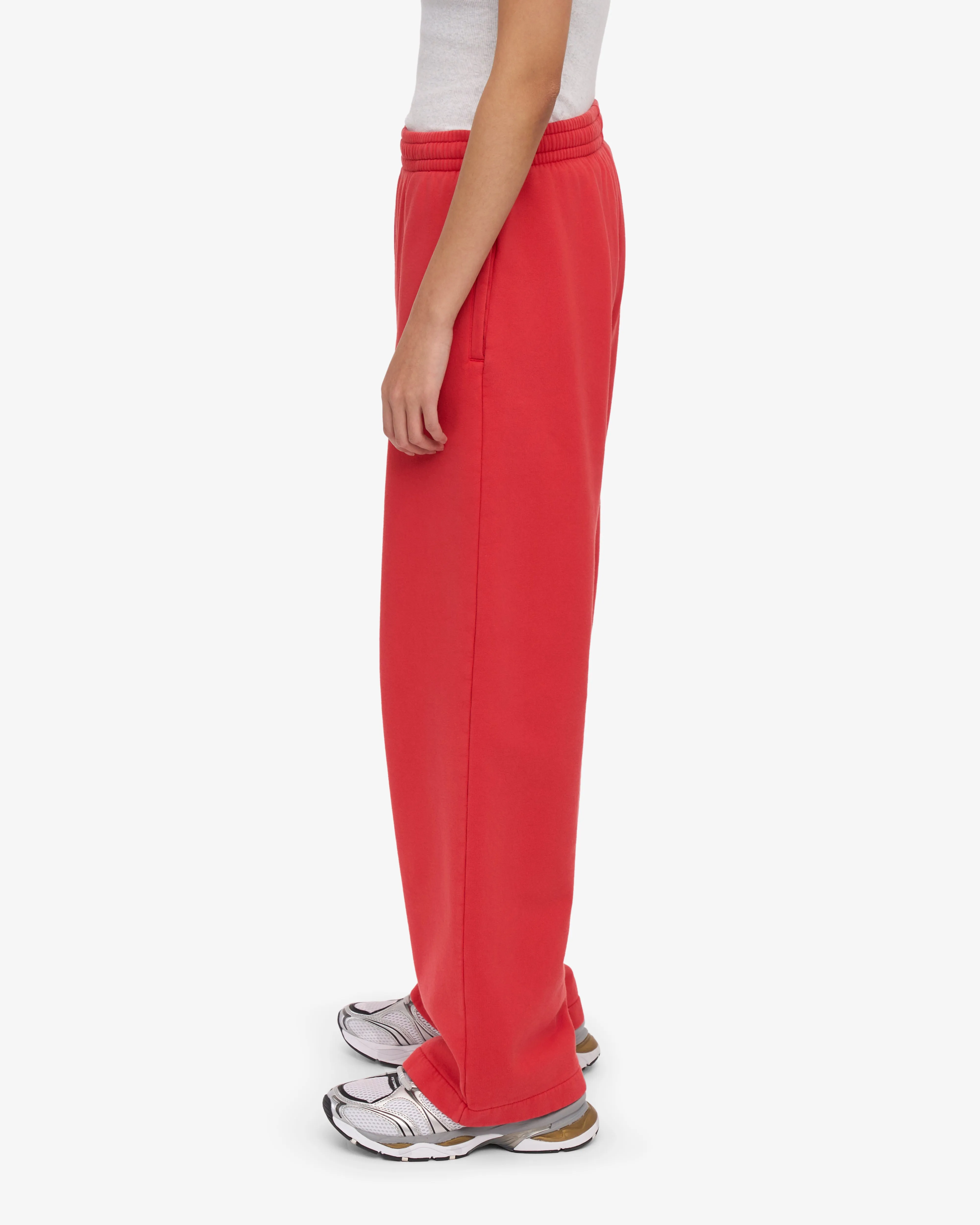 Organic Straight Leg Sweatpants - Red Tangerine sold by Colorful Standard product image thumbnail 4