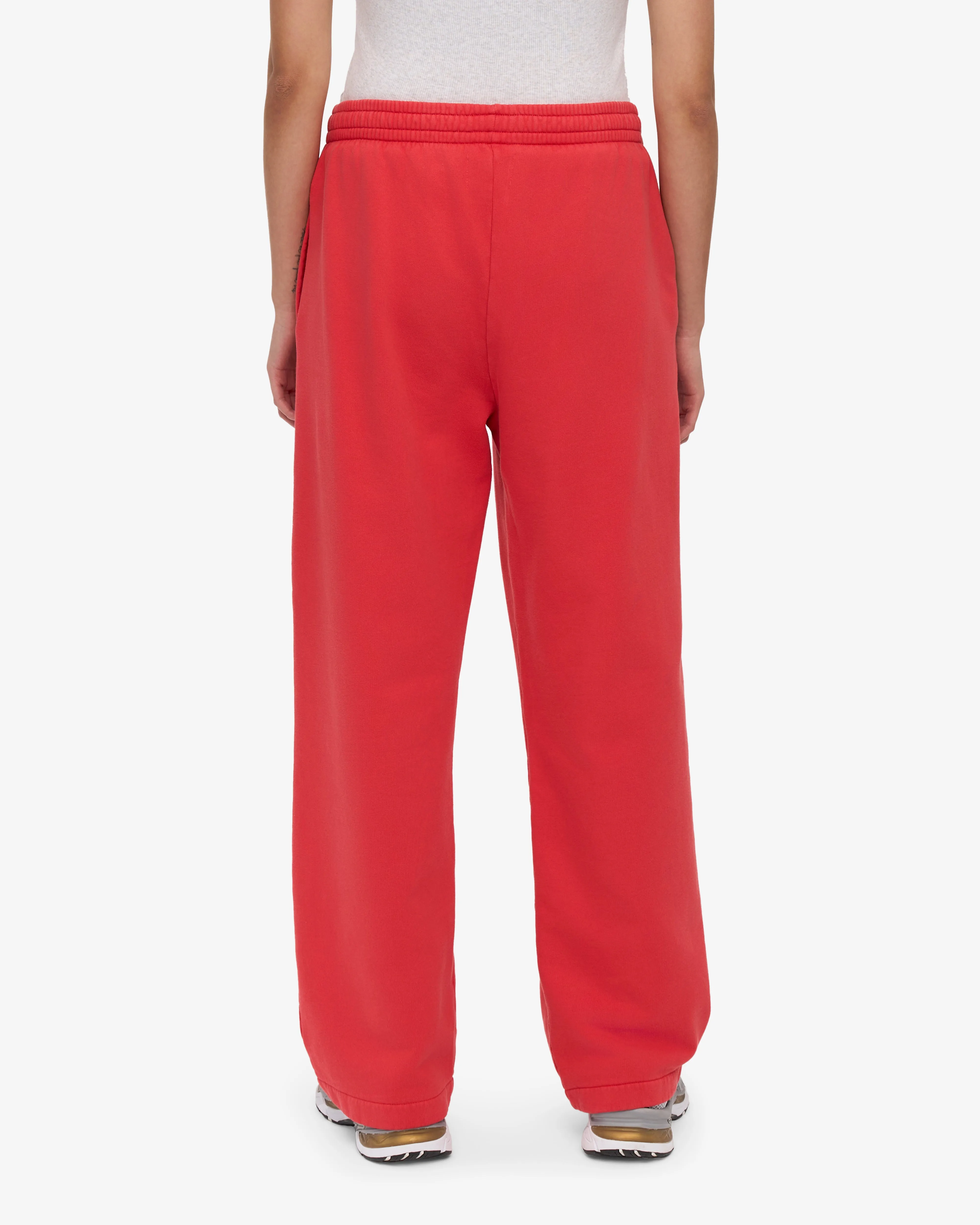 Organic Straight Leg Sweatpants - Red Tangerine sold by Colorful Standard product image thumbnail 5