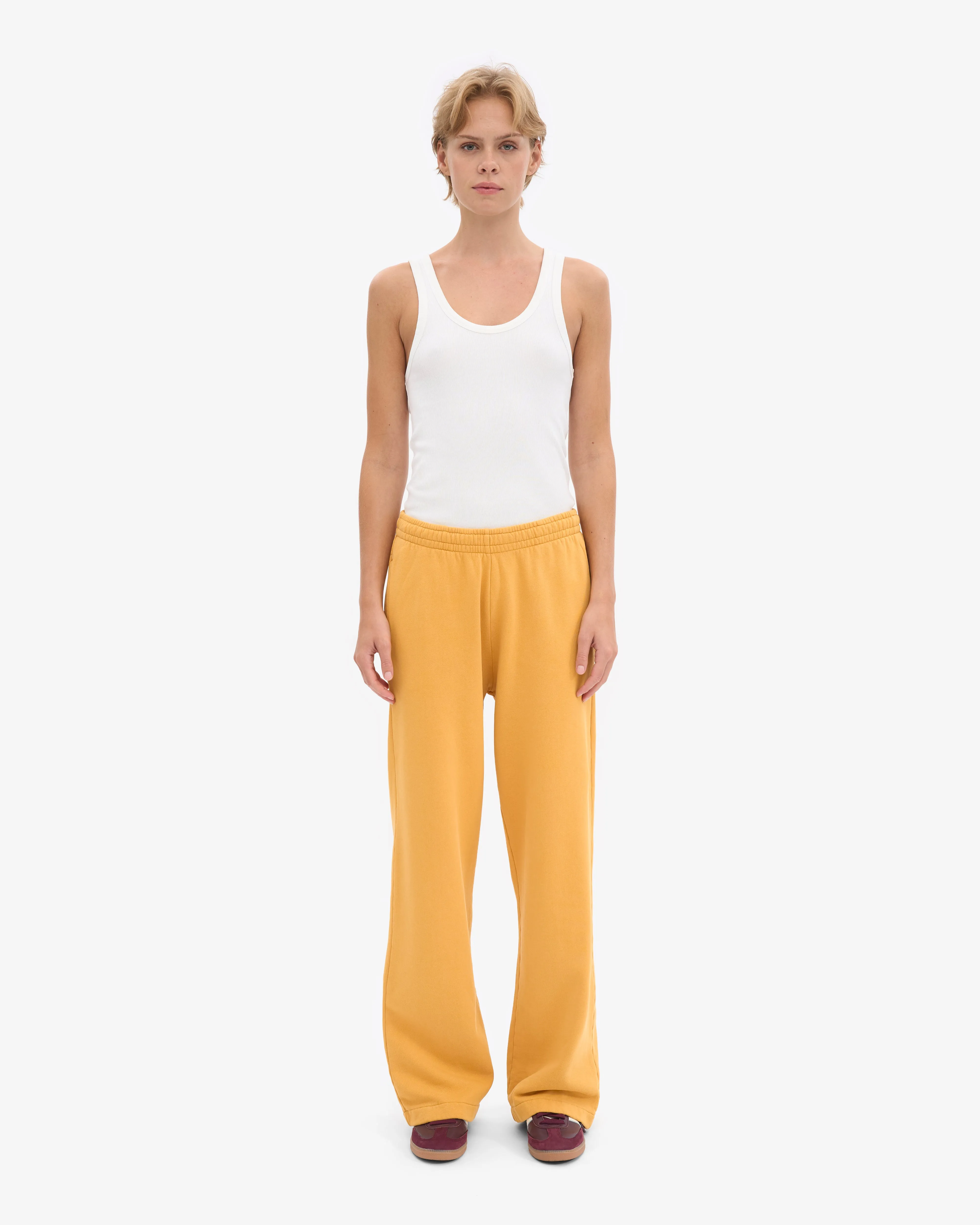 Organic Straight Leg Sweatpants - Burned Yellow sold by Colorful Standard product image thumbnail 2