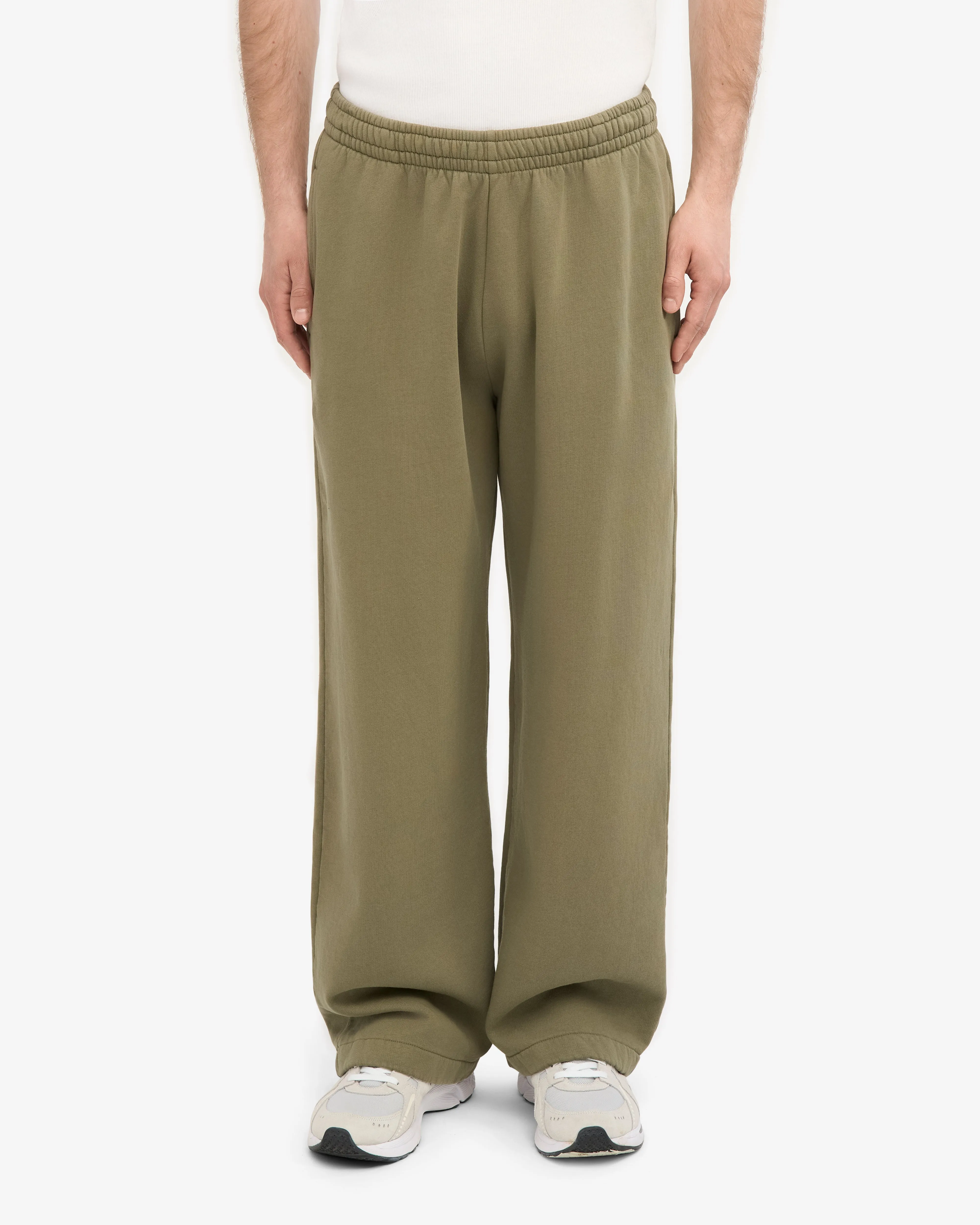 Organic Straight Leg Sweatpants - Dusty Olive sold by Colorful Standard product image thumbnail 3