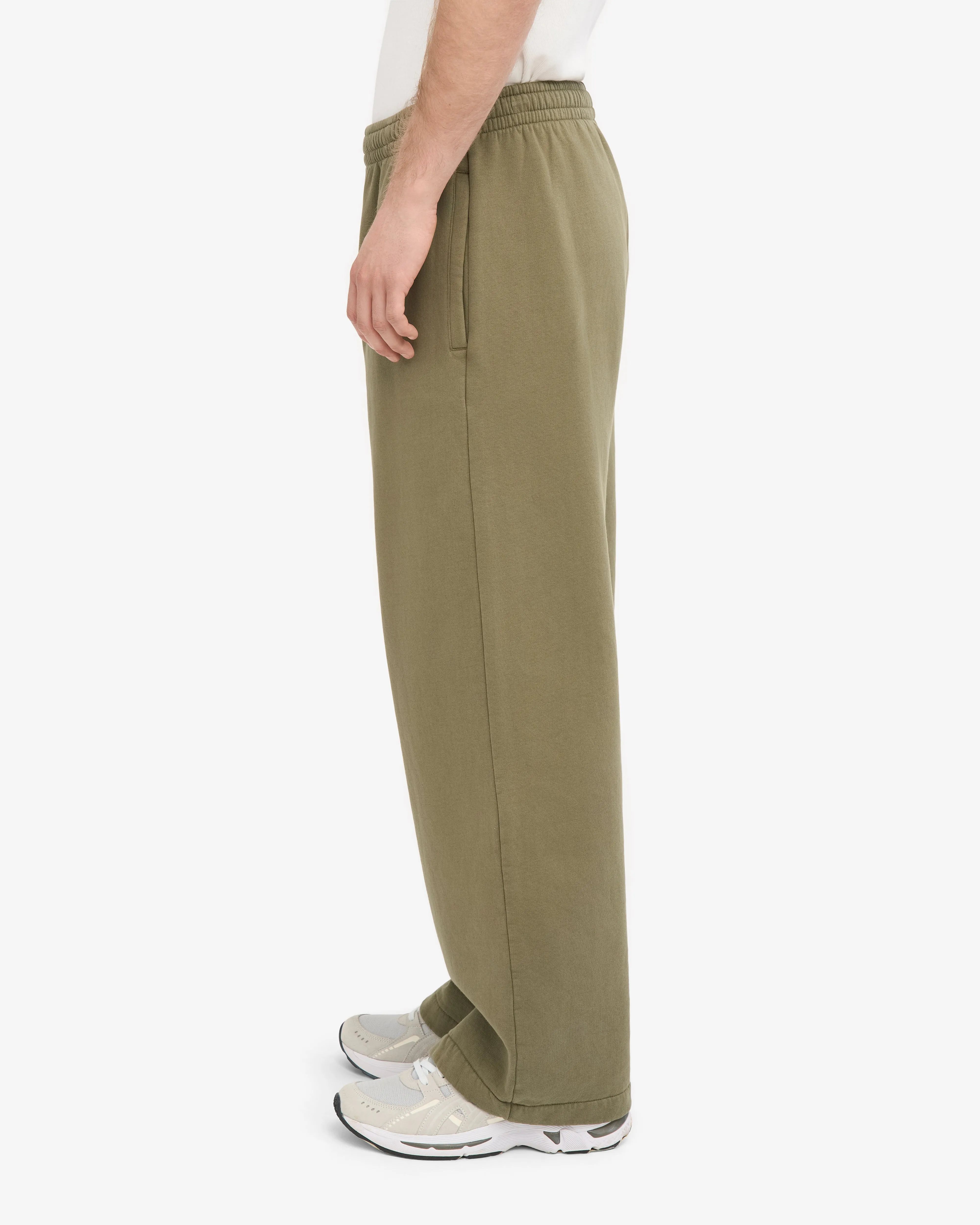 Organic Straight Leg Sweatpants - Dusty Olive sold by Colorful Standard product image thumbnail 4