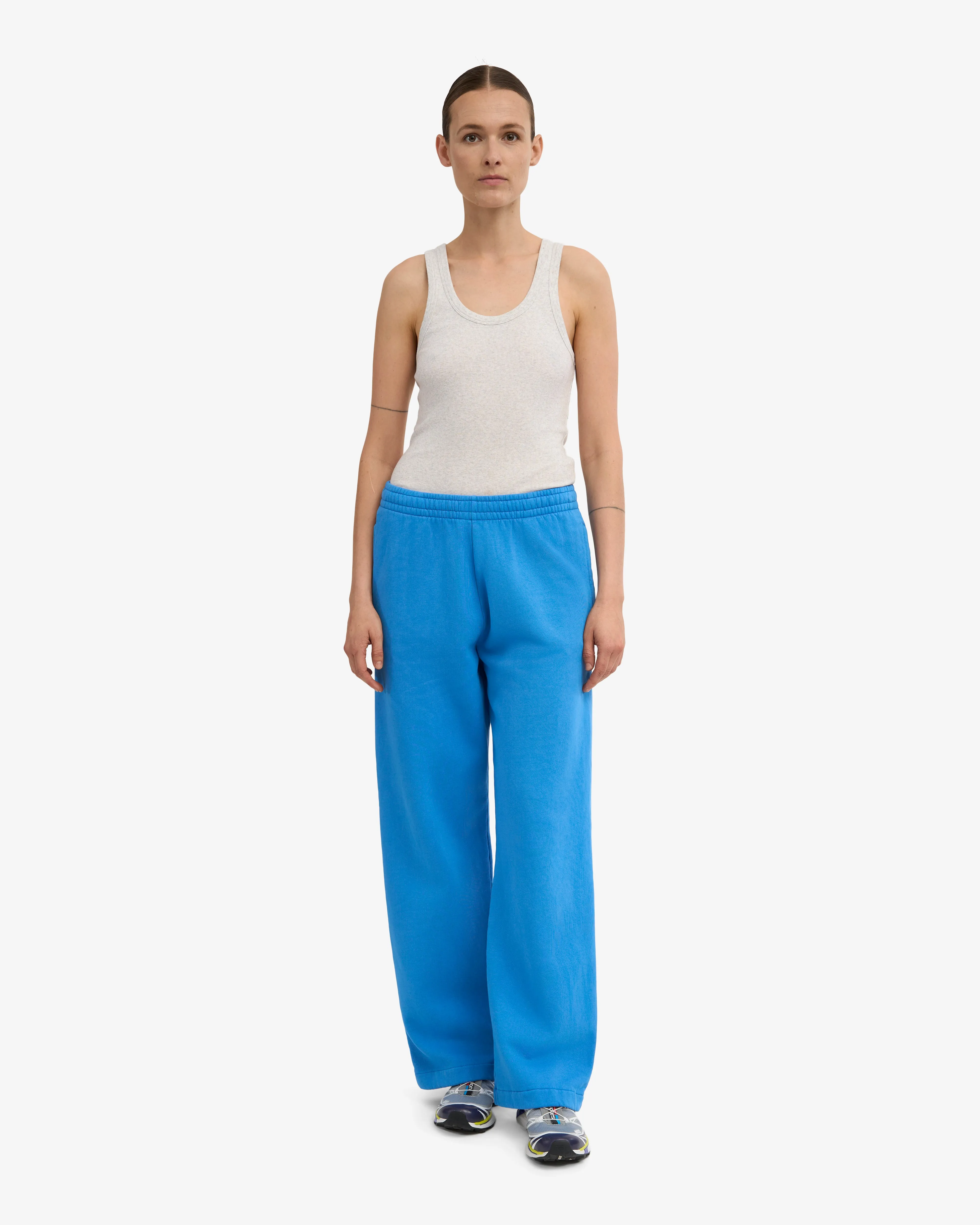 Organic Straight Leg Sweatpants - Pacific Blue sold by Colorful Standard product image thumbnail 2