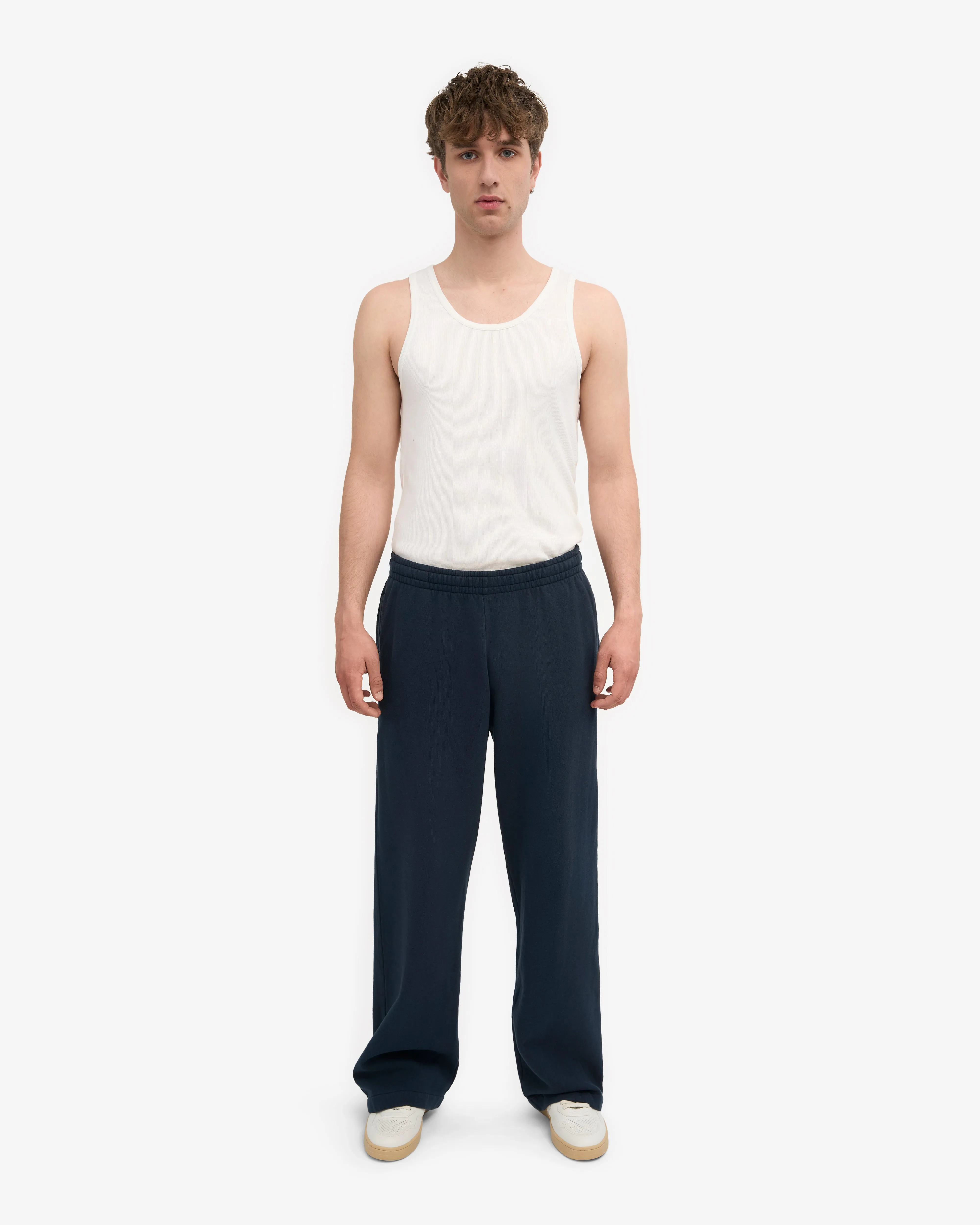 Organic Straight Leg Sweatpants - Navy Blue sold by Colorful Standard product image thumbnail 2