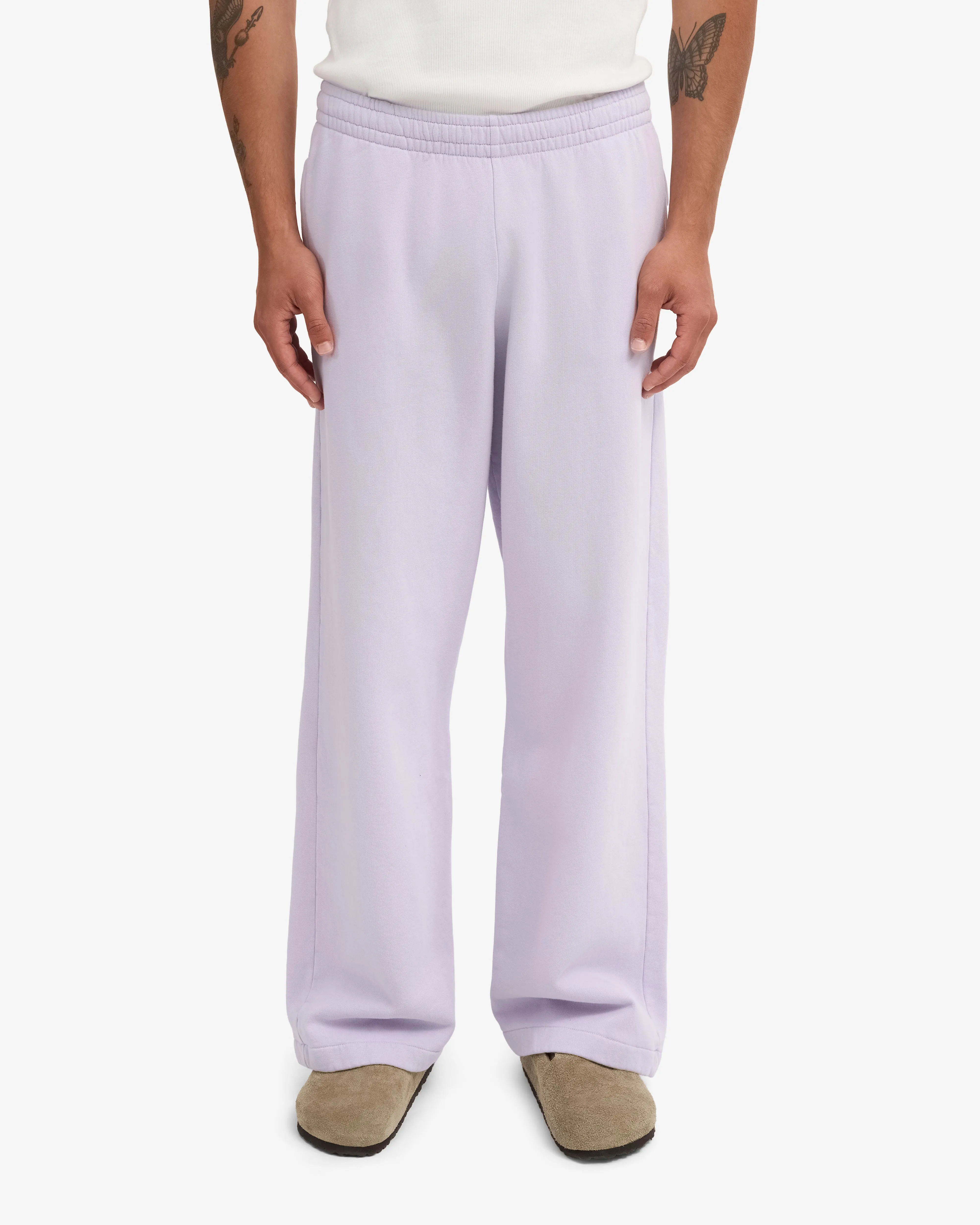 Organic Straight Leg Sweatpants - Soft Lavender sold by Colorful Standard product image thumbnail 3