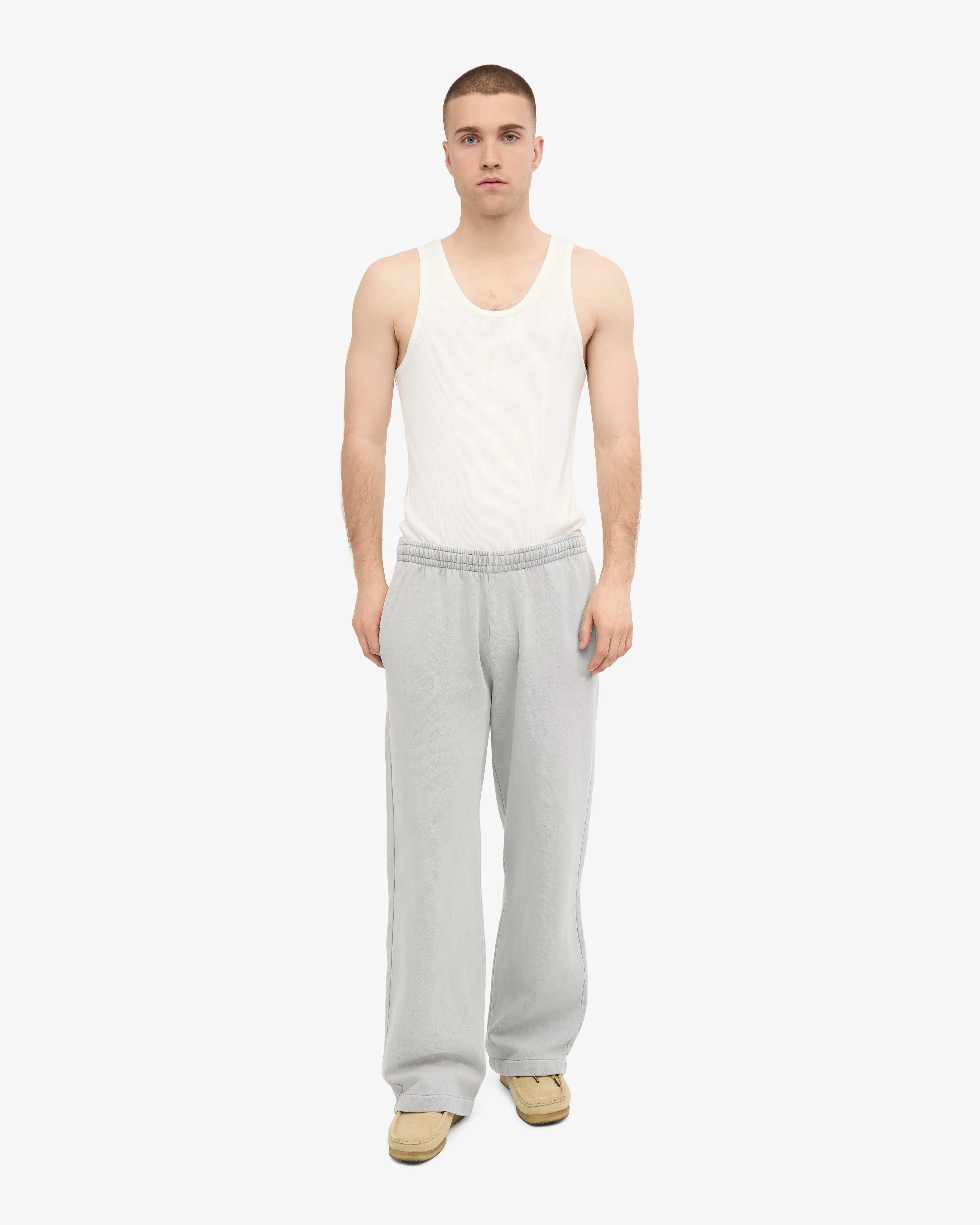 Organic Straight Leg Sweatpants - Faded Grey sold by Colorful Standard product image thumbnail 2