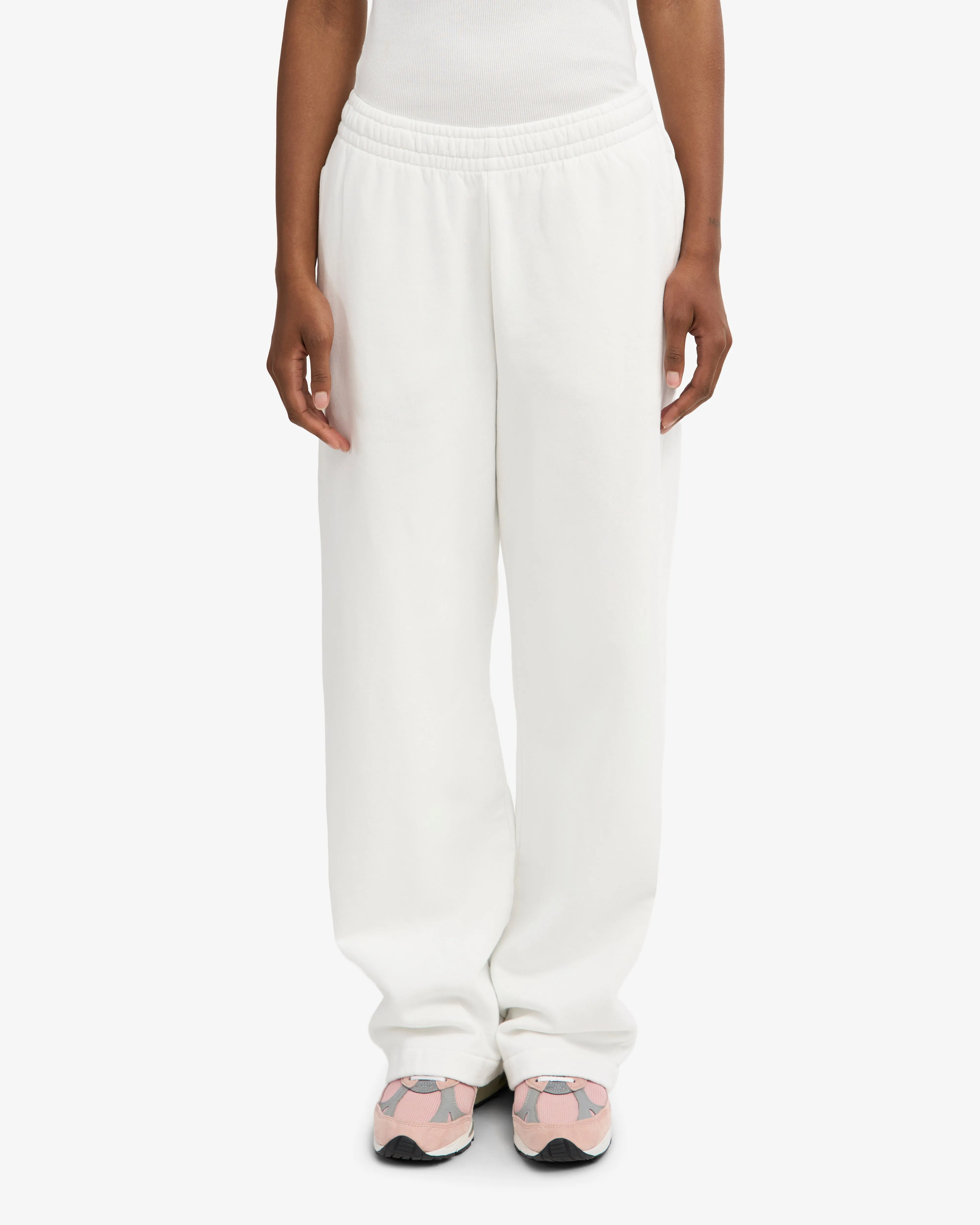 Organic Straight Leg Sweatpants - Optical White sold by Colorful Standard product image thumbnail 3
