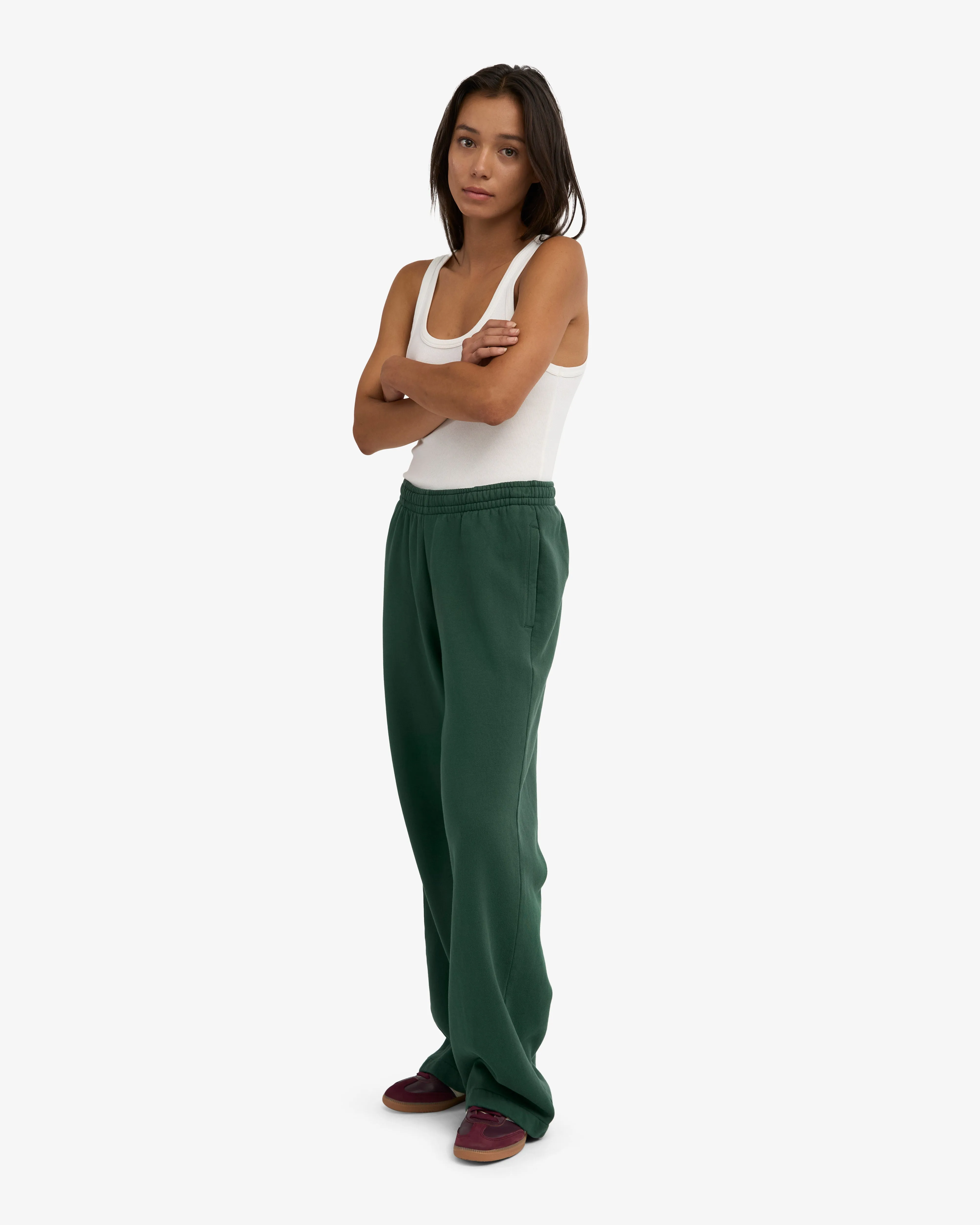 Organic Straight Leg Sweatpants - Emerald Green sold by Colorful Standard product image thumbnail 2