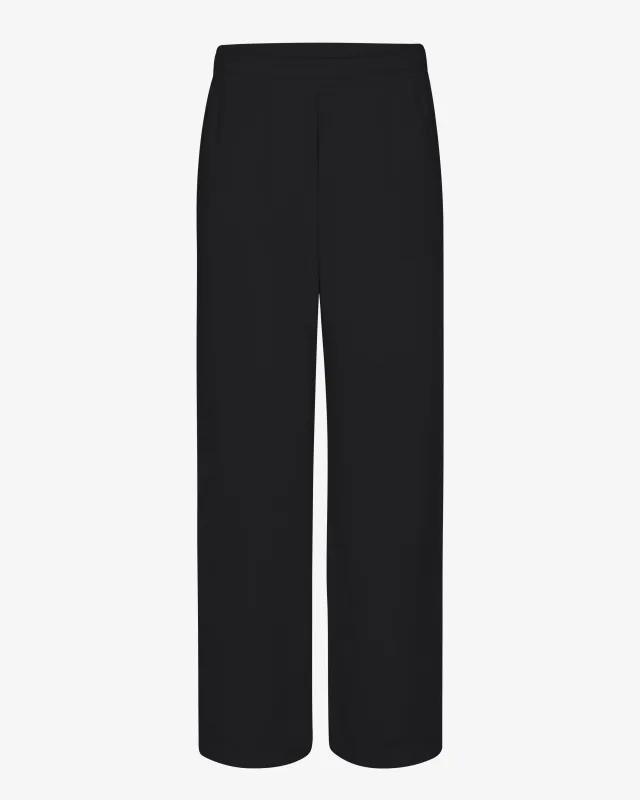 Organic Straight Leg Sweatpants - Deep Black sold by Colorful Standard