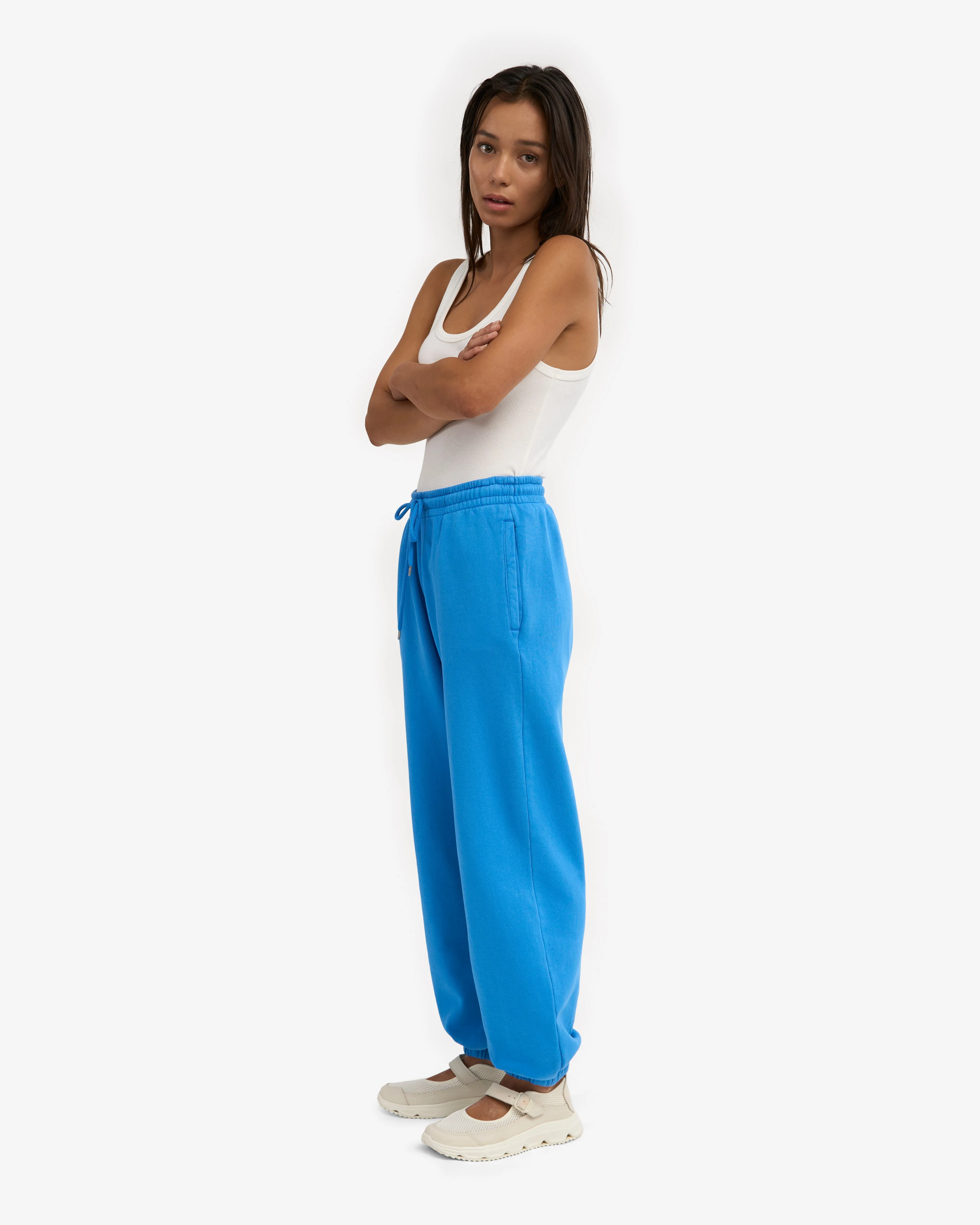 Organic Relaxed Sweatpants - Pacific Blue sold by Colorful Standard product image thumbnail 2