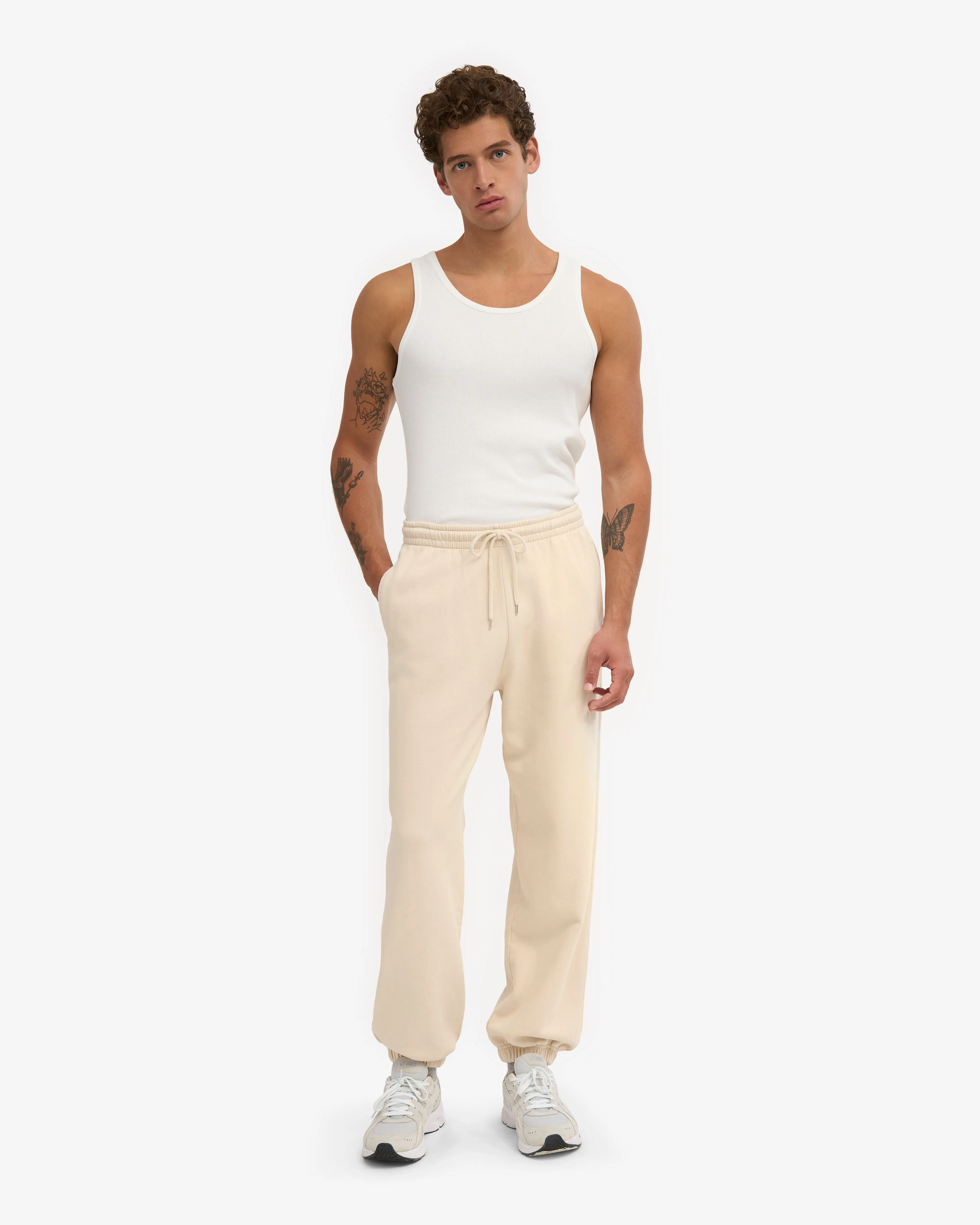 Organic Relaxed Sweatpants - Ivory White sold by Colorful Standard product image thumbnail 2