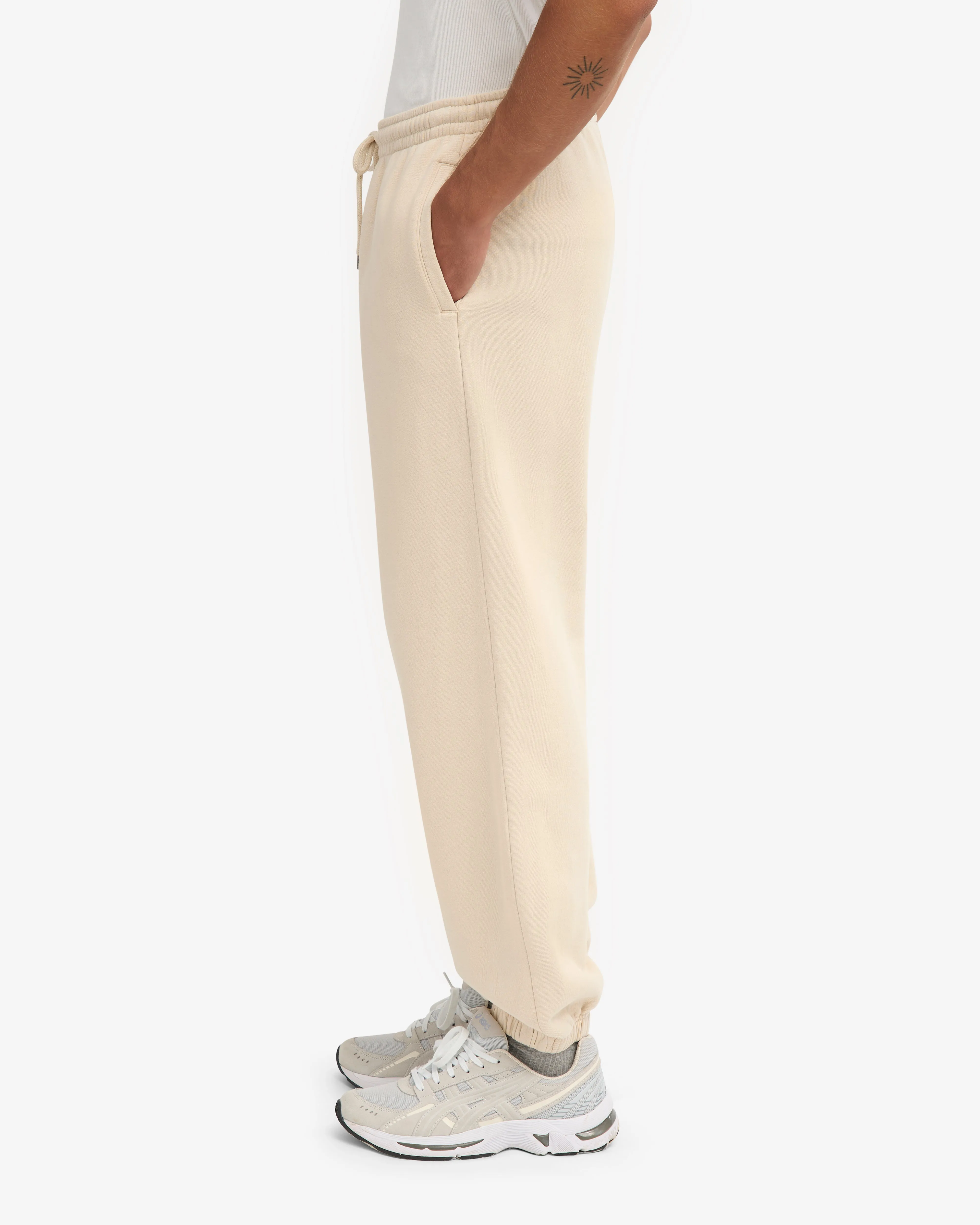 Organic Relaxed Sweatpants - Ivory White sold by Colorful Standard product image thumbnail 4