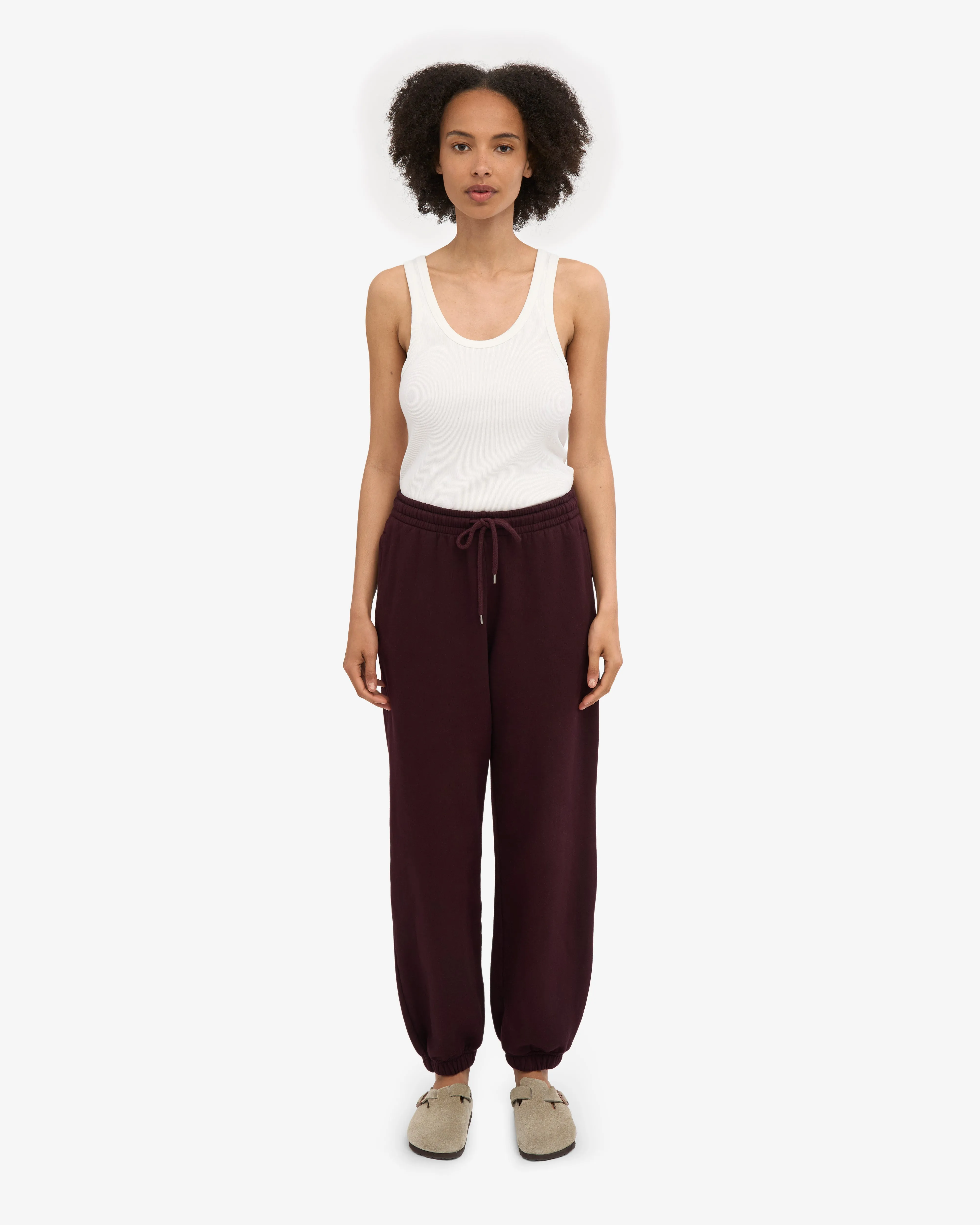 Organic Relaxed Sweatpants - Oxblood Red sold by Colorful Standard product image thumbnail 2