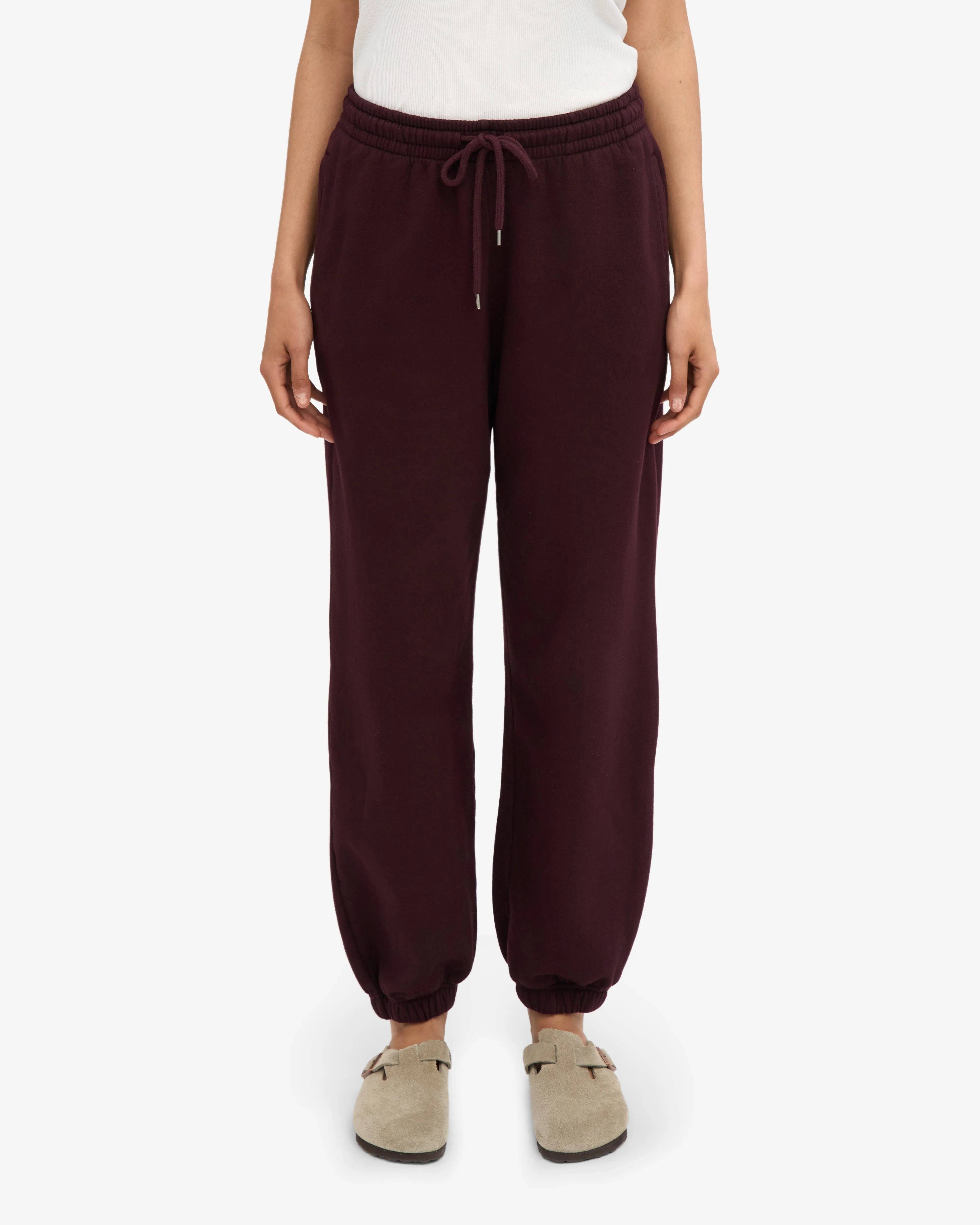 Organic Relaxed Sweatpants - Oxblood Red sold by Colorful Standard product image thumbnail 3