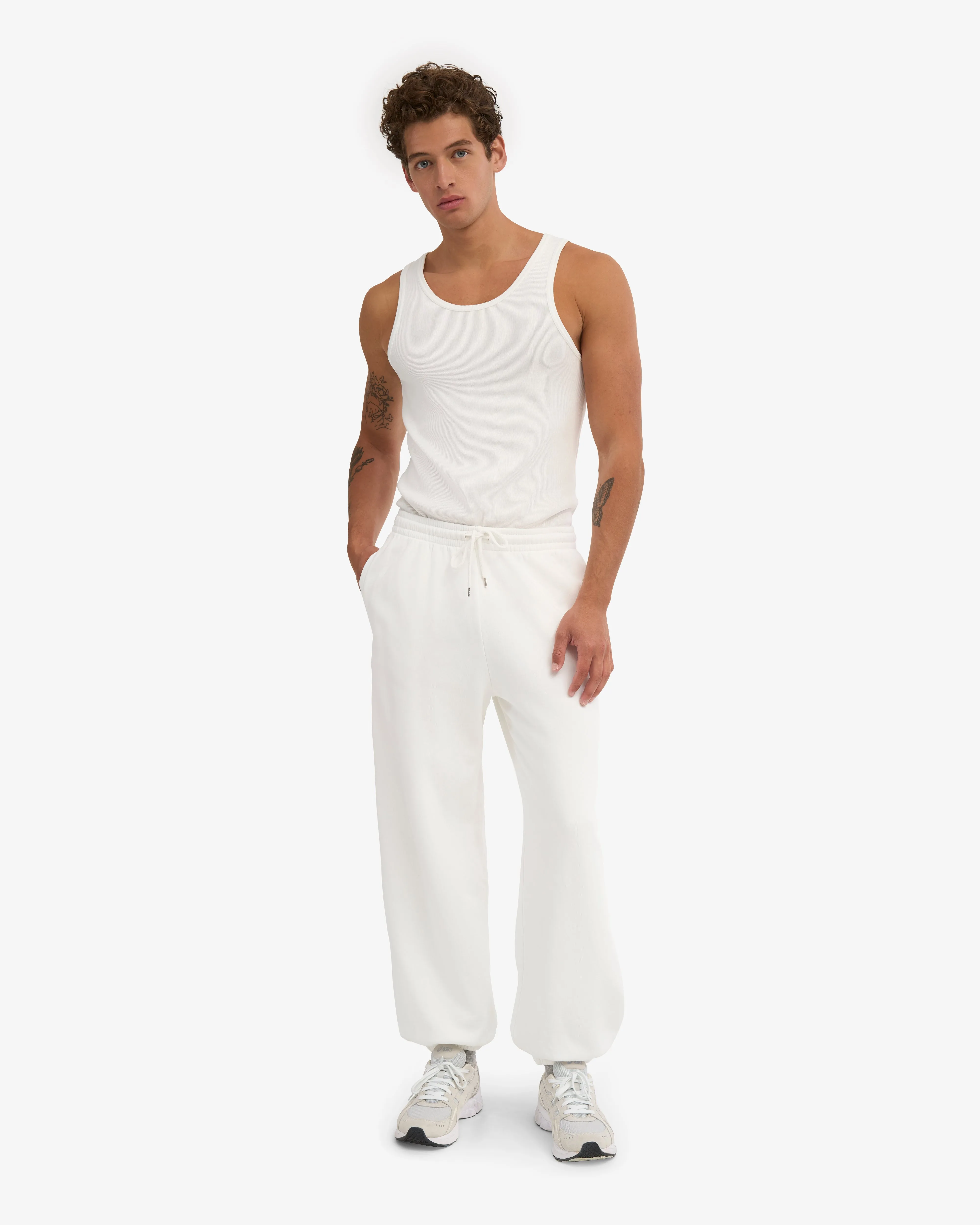 Organic Relaxed Sweatpants - Optical White sold by Colorful Standard product image thumbnail 2