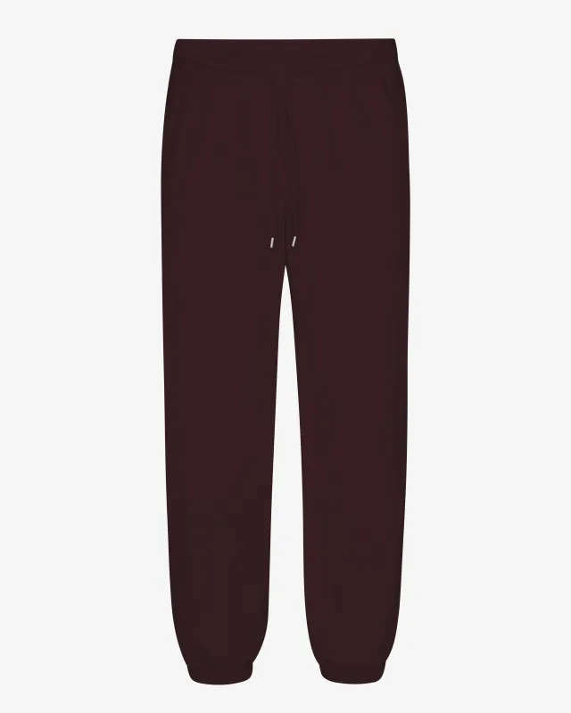 Organic Relaxed Sweatpants - Oxblood Red sold by Colorful Standard