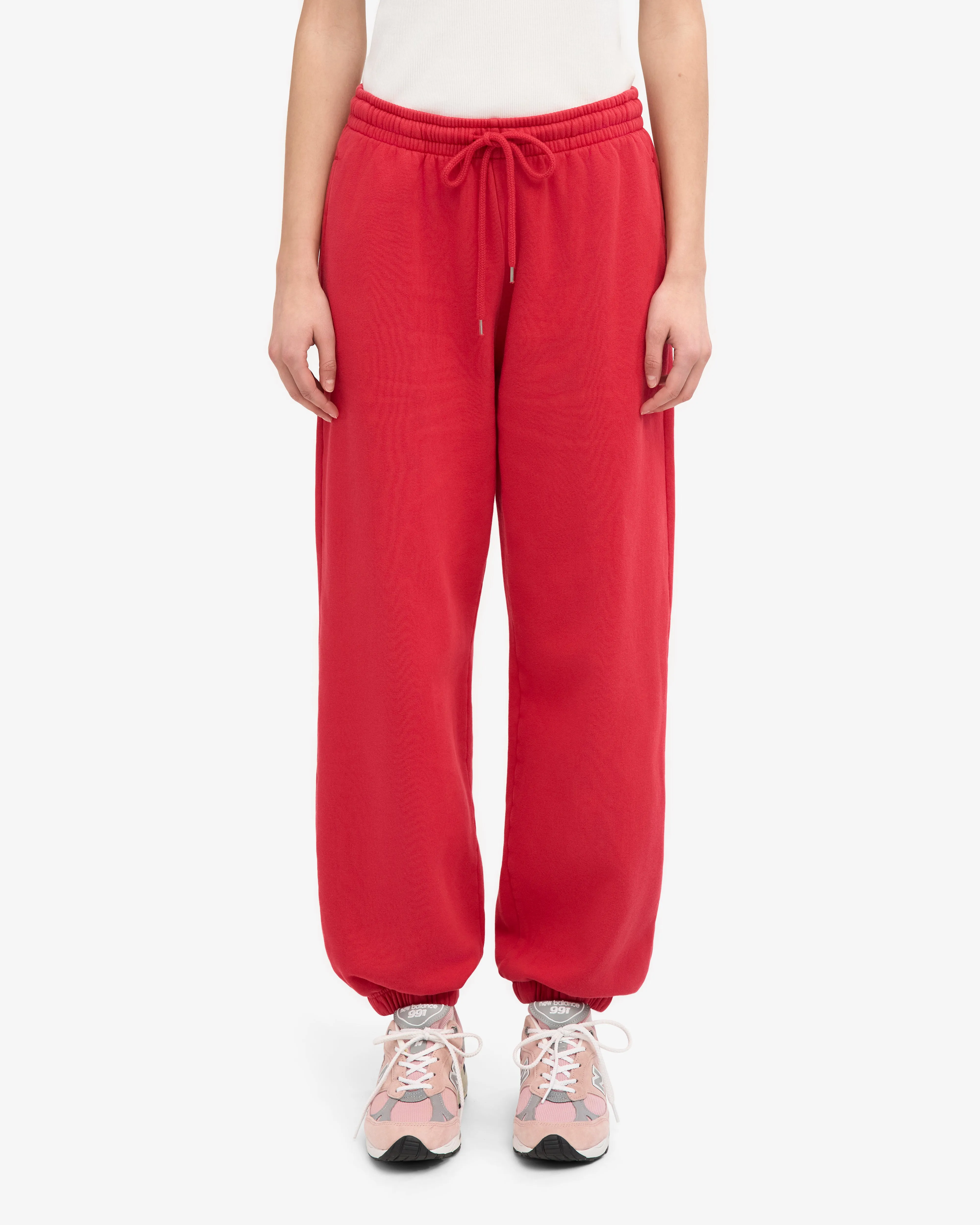 Organic Relaxed Sweatpants - Red Tangerine sold by Colorful Standard product image thumbnail 3