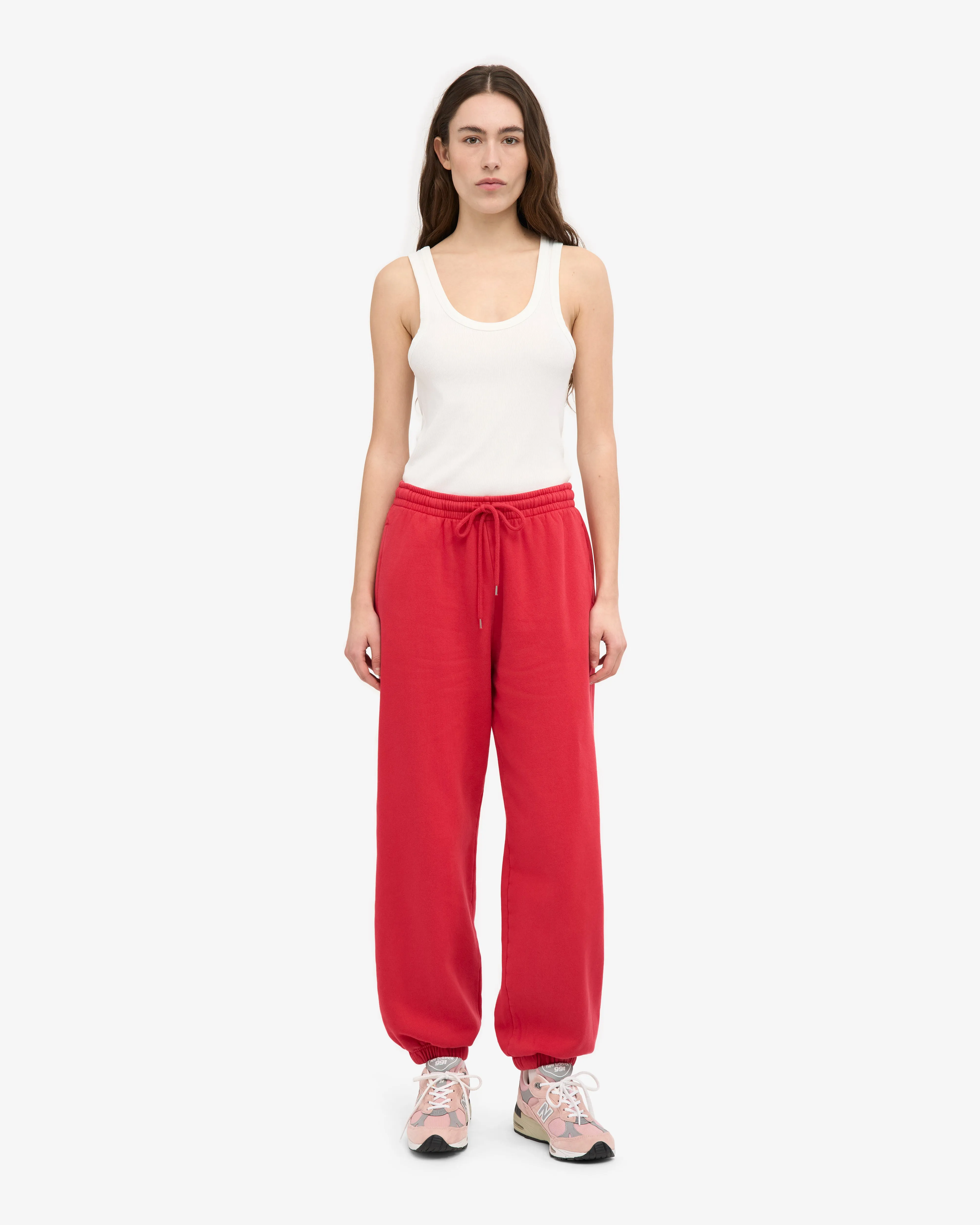 Organic Relaxed Sweatpants - Red Tangerine sold by Colorful Standard product image thumbnail 2