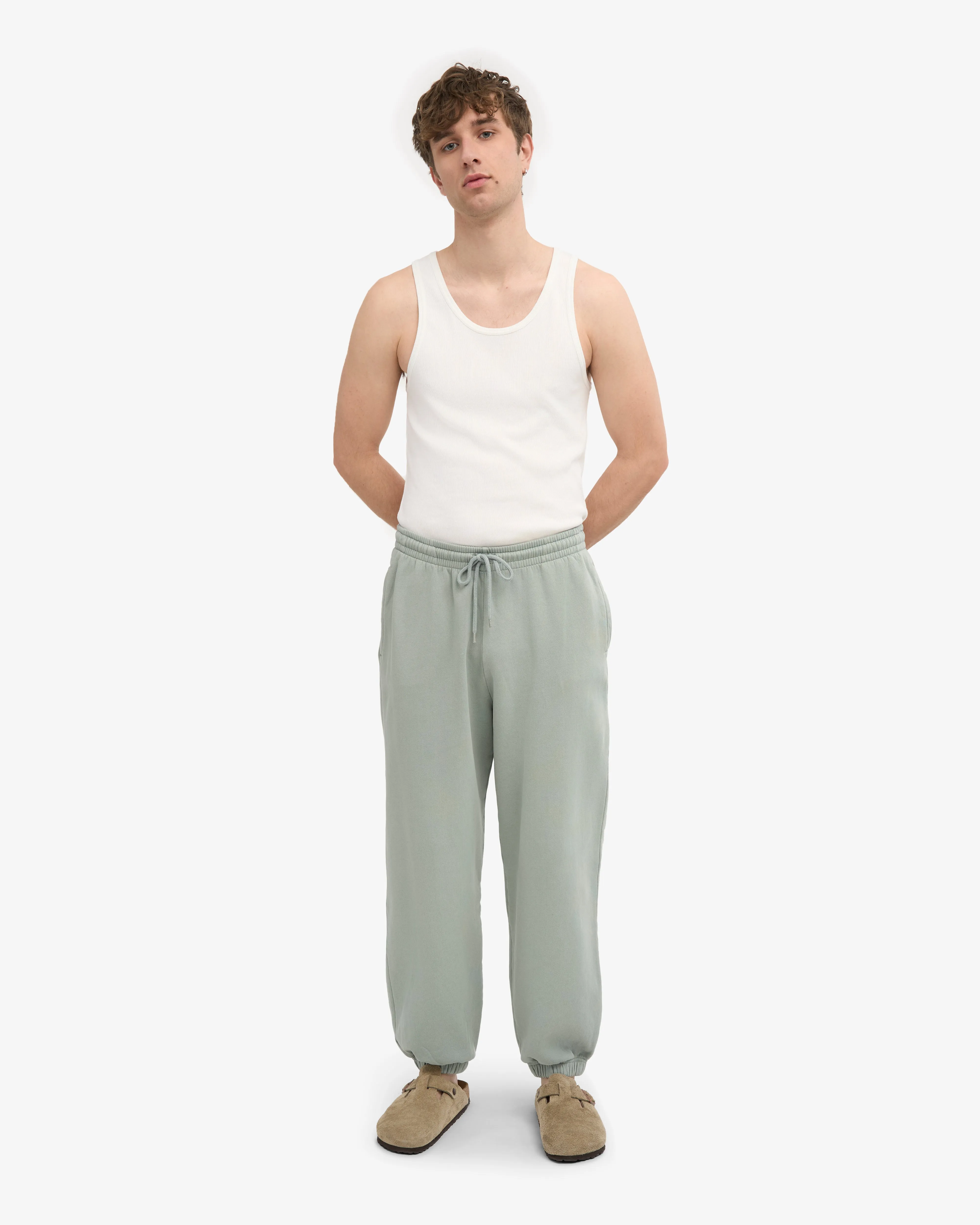 Organic Relaxed Sweatpants - Steel Blue sold by Colorful Standard product image thumbnail 2