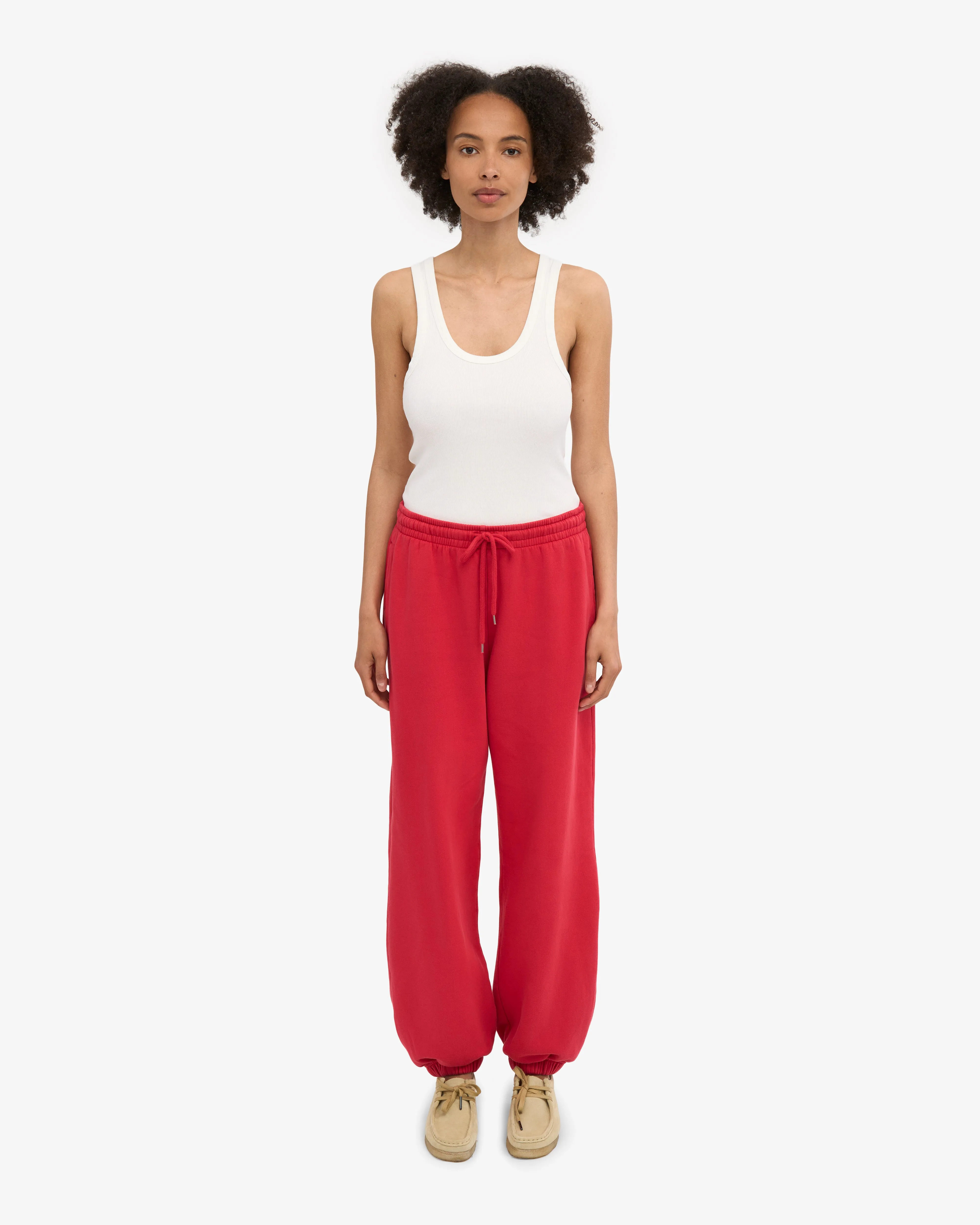 Organic Relaxed Sweatpants - Scarlet Red sold by Colorful Standard product image thumbnail 2