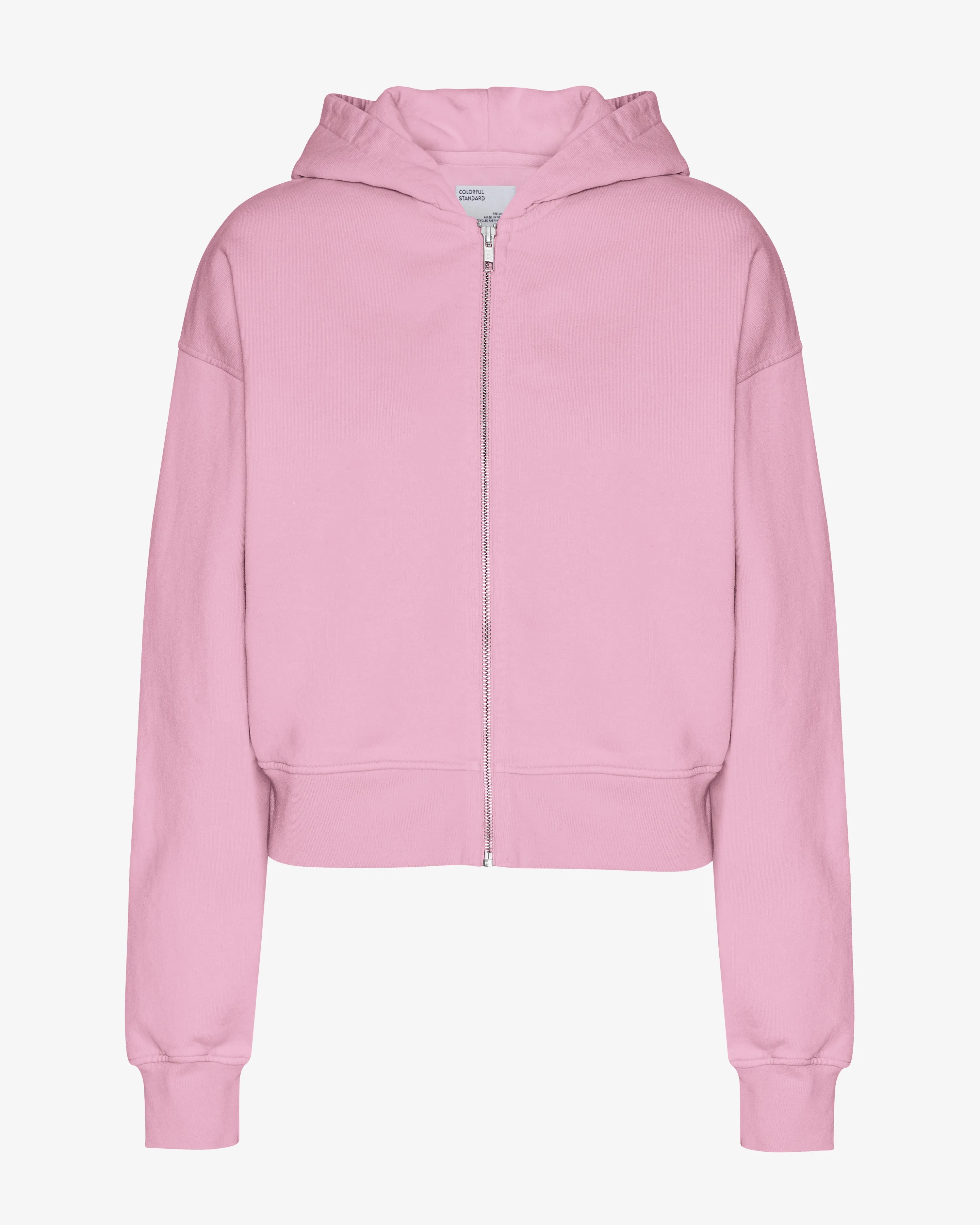Organic Crop Zip Hood - Cherry Blossom sold by Colorful Standard