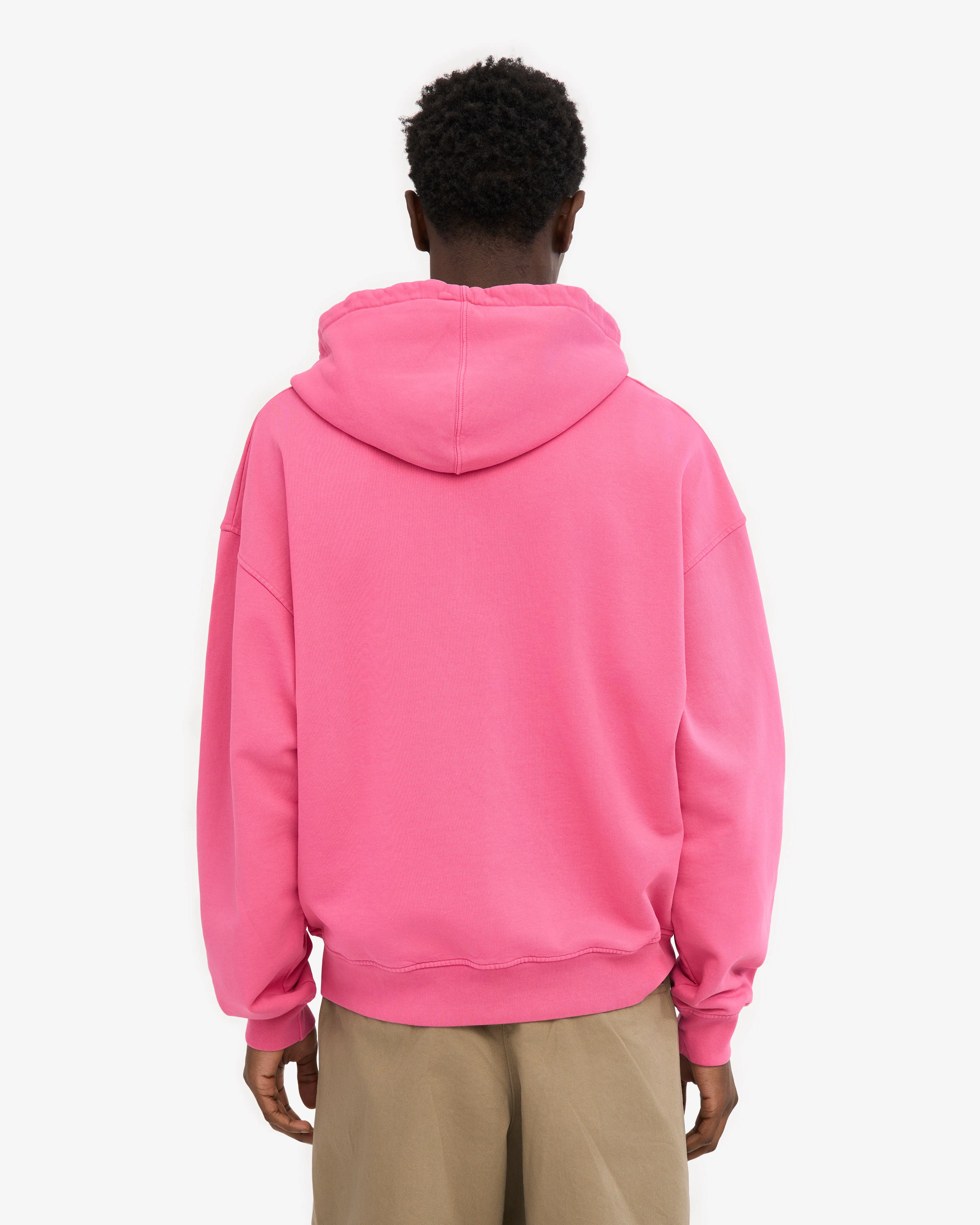 Organic Oversized Zip Hood - Bubblegum Pink sold by Colorful Standard product image thumbnail 4