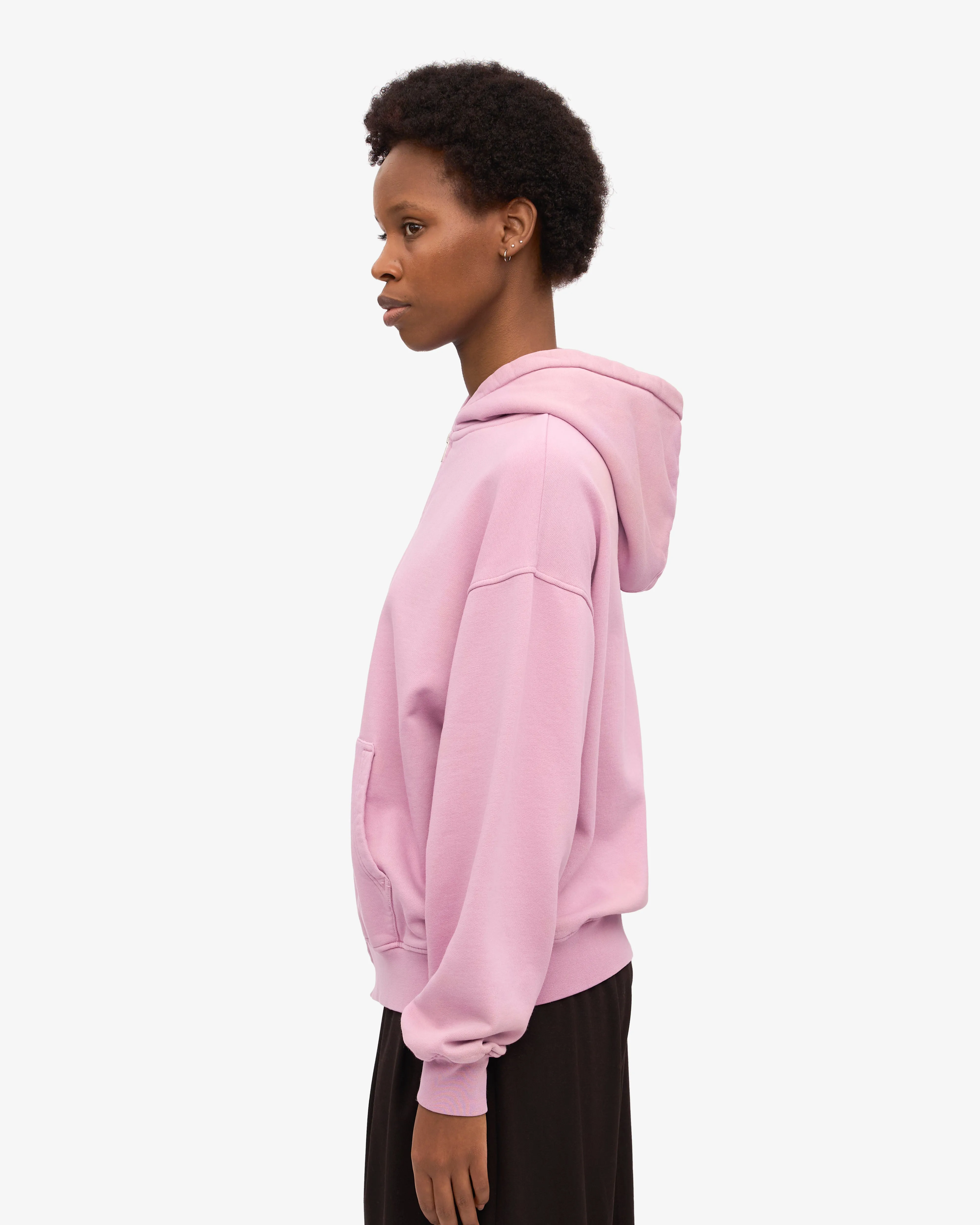 Organic Oversized Zip Hood - Cherry Blossom sold by Colorful Standard product image thumbnail 3