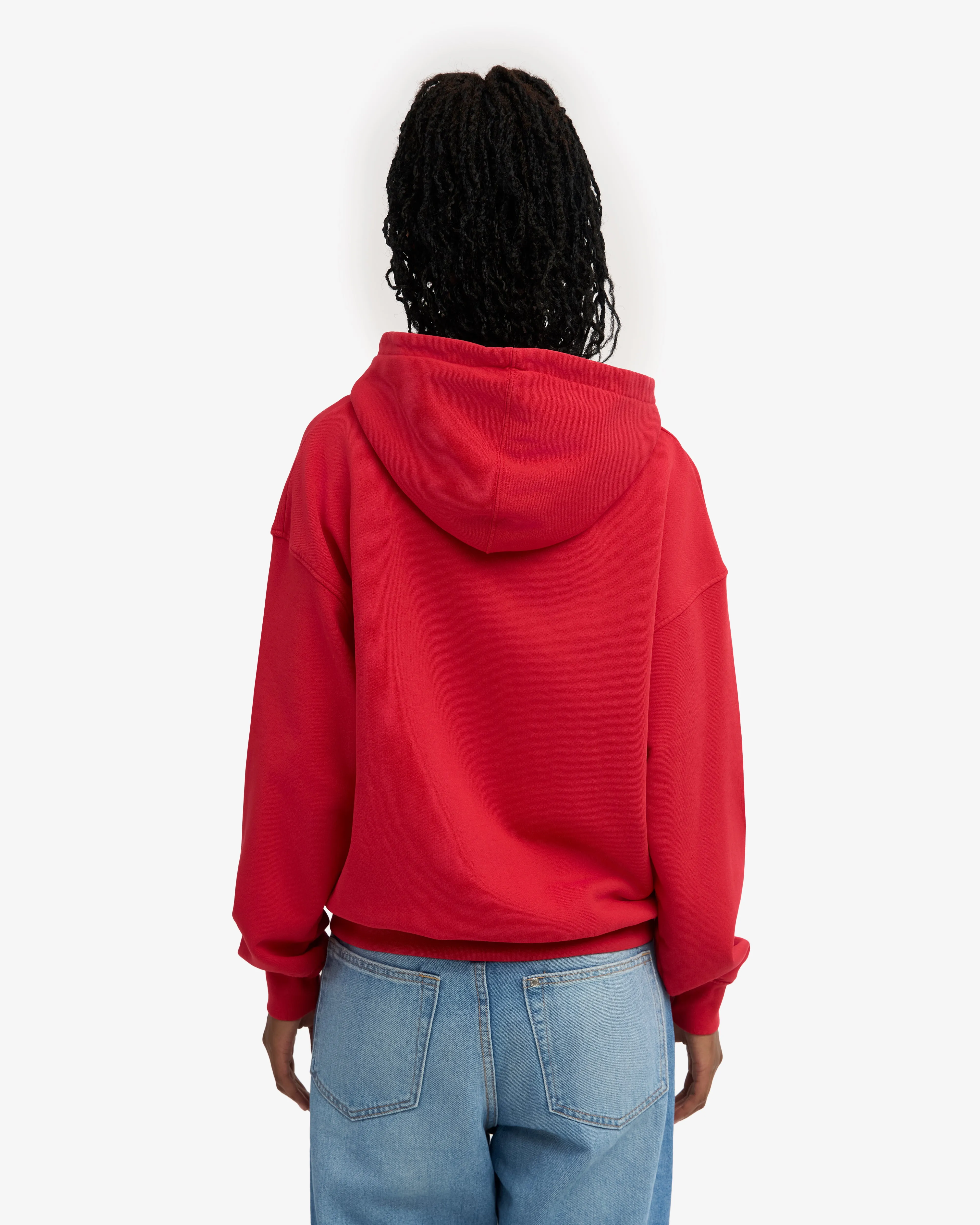 Organic Oversized Zip Hood - Scarlet Red sold by Colorful Standard product image thumbnail 4